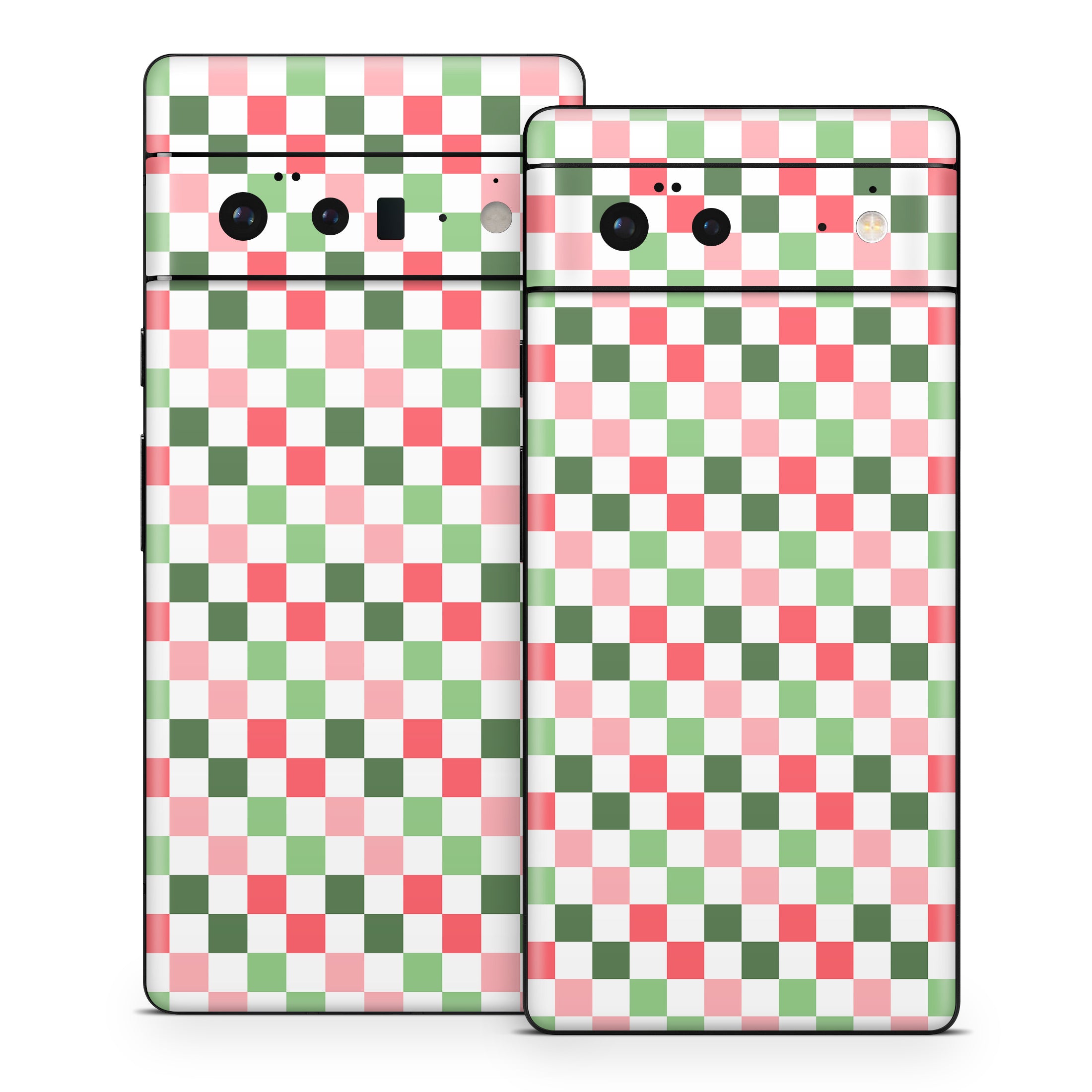 Christmas Checkers - Google Pixel 6 Skin