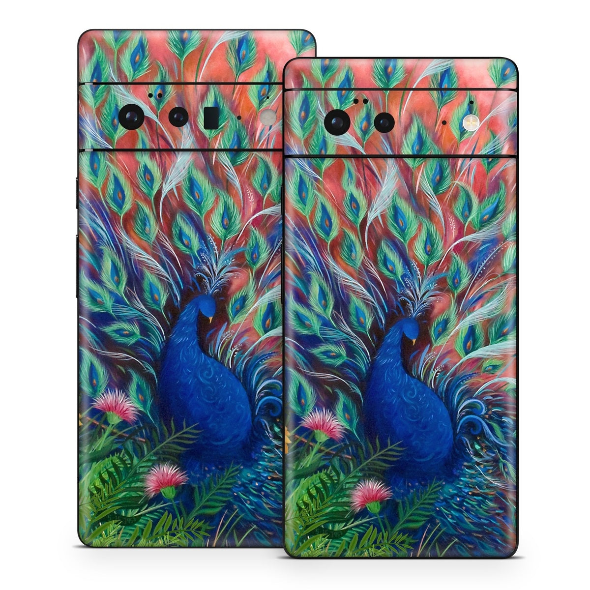 Coral Peacock - Google Pixel 6 Skin