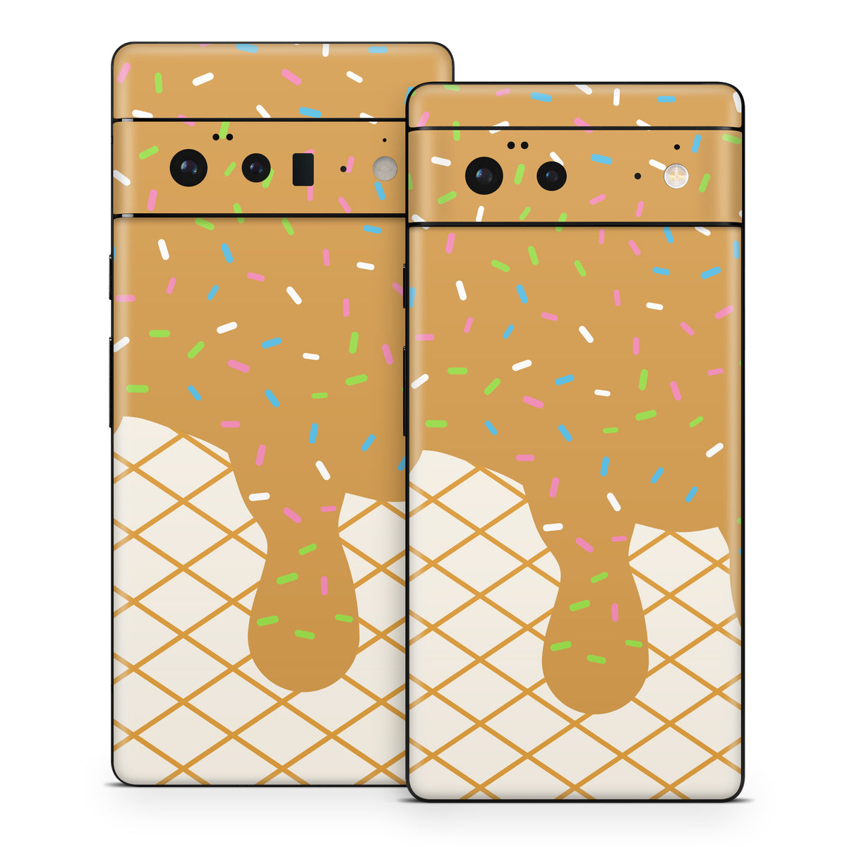 Caramel Ice Cream Drip - Google Pixel 6 Skin