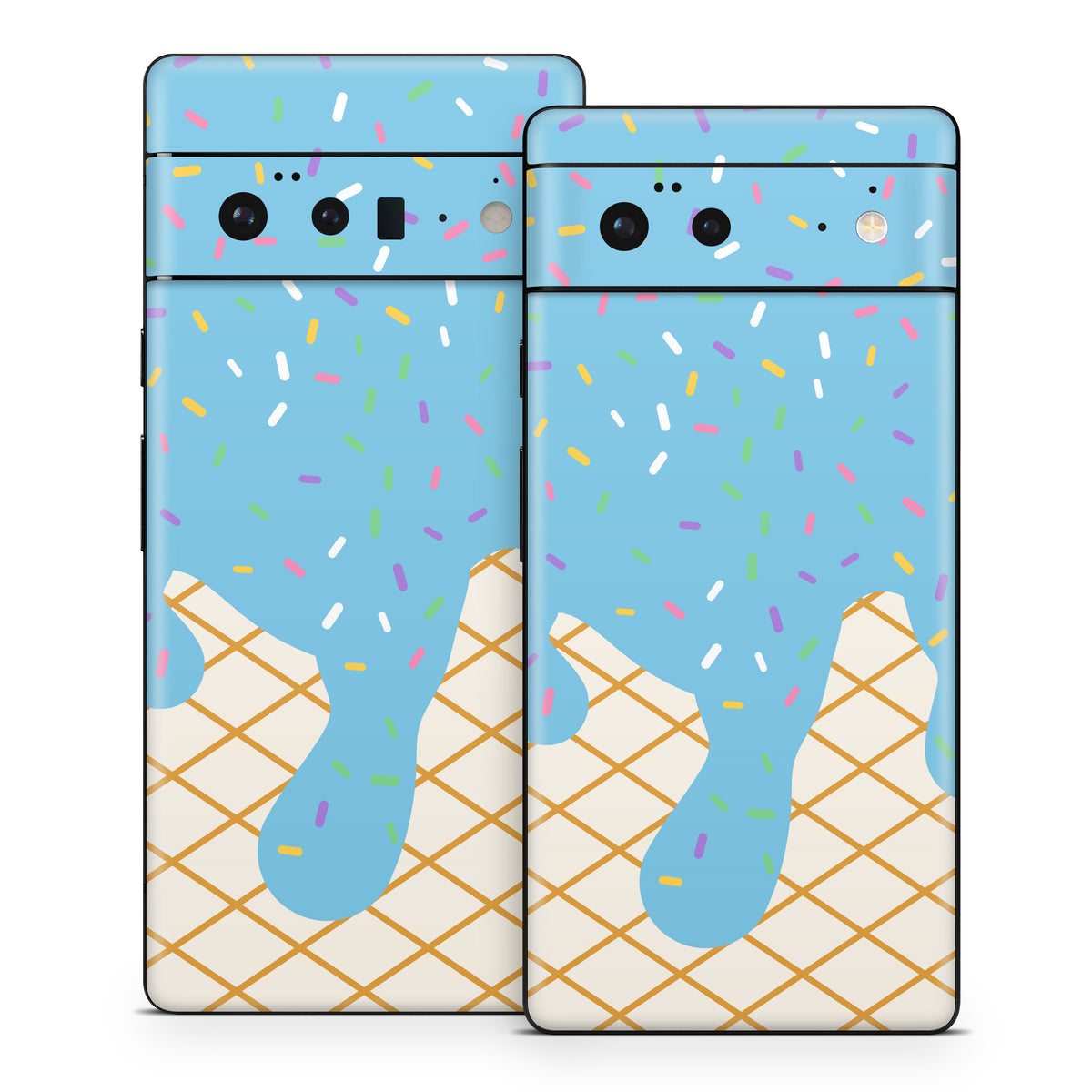 Cotton Candy Ice Cream Drip - Google Pixel 6 Skin