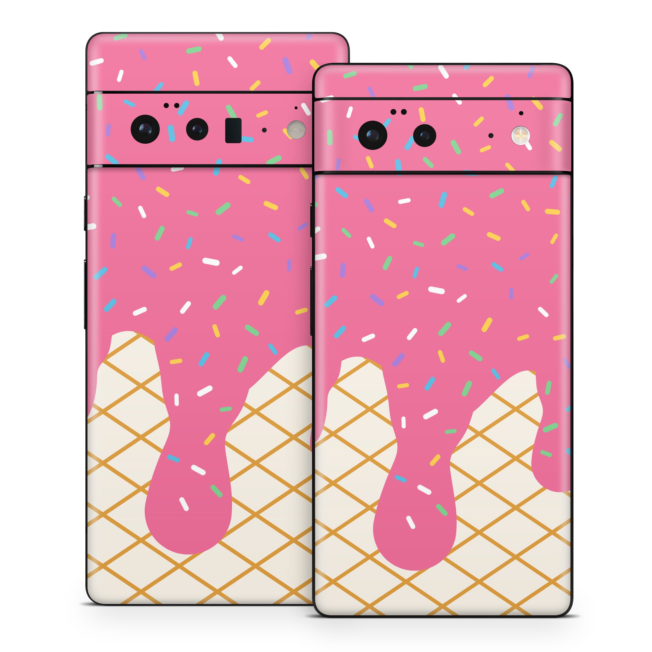 Strawberry Ice Cream Drip - Google Pixel 6 Skin