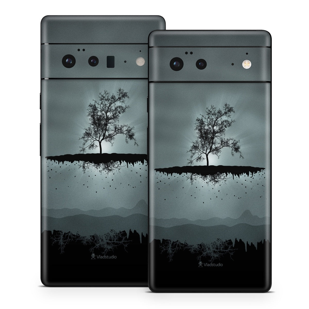 Flying Tree Black - Google Pixel 6 Skin