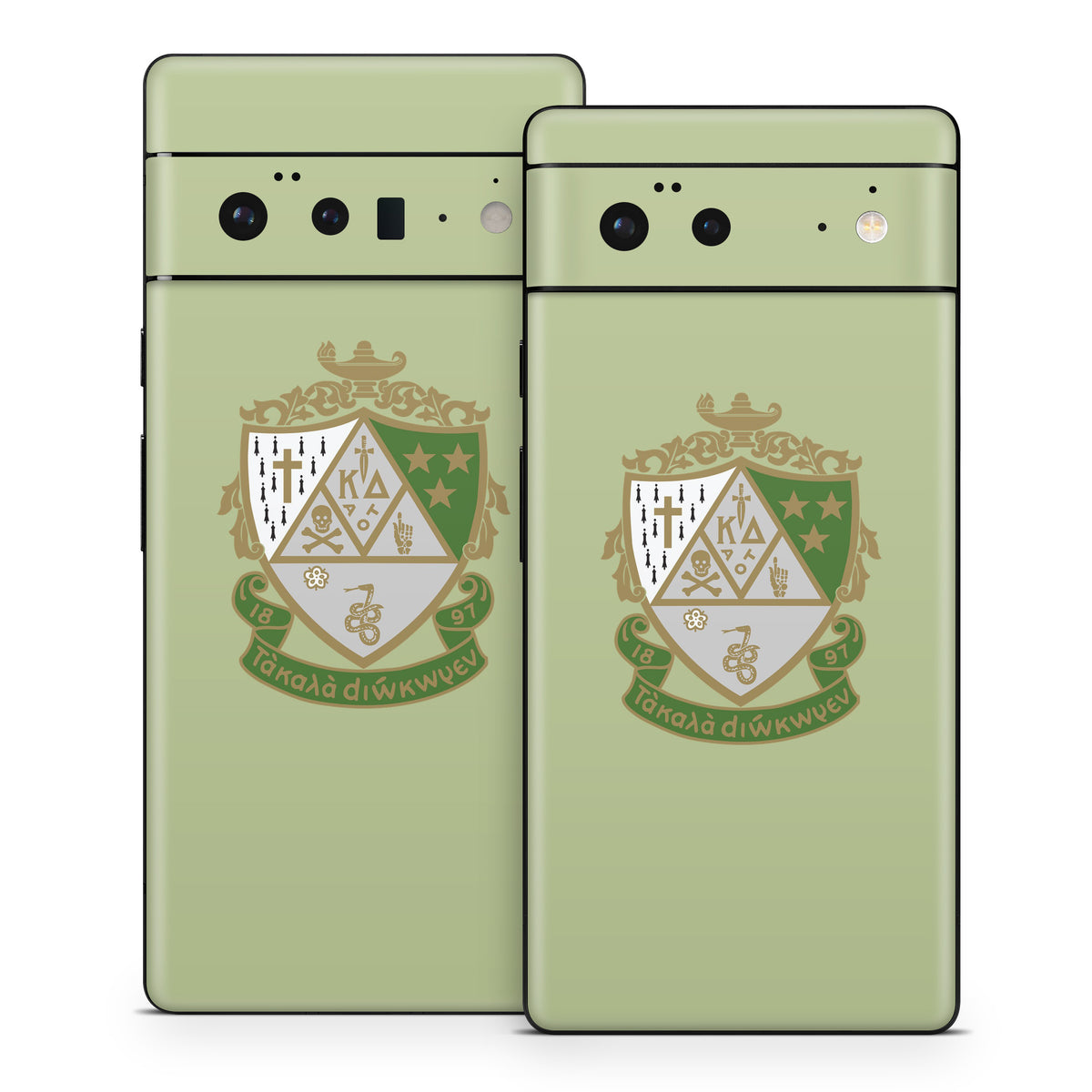 Kappa Delta Crest Light Olive - Google Pixel 6 Skin