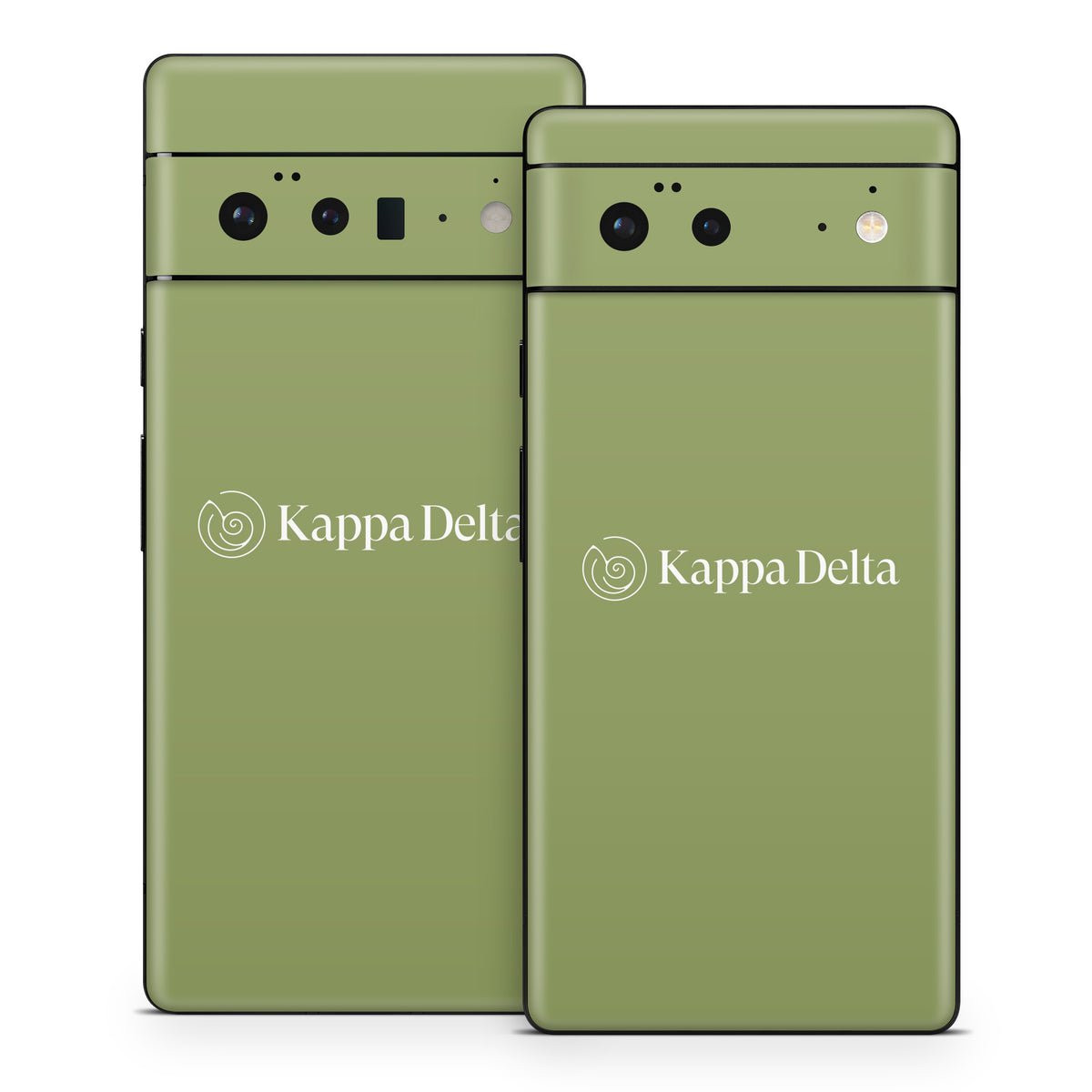 Kappa Delta Secondary Logo KD Olive - Google Pixel 6 Skin