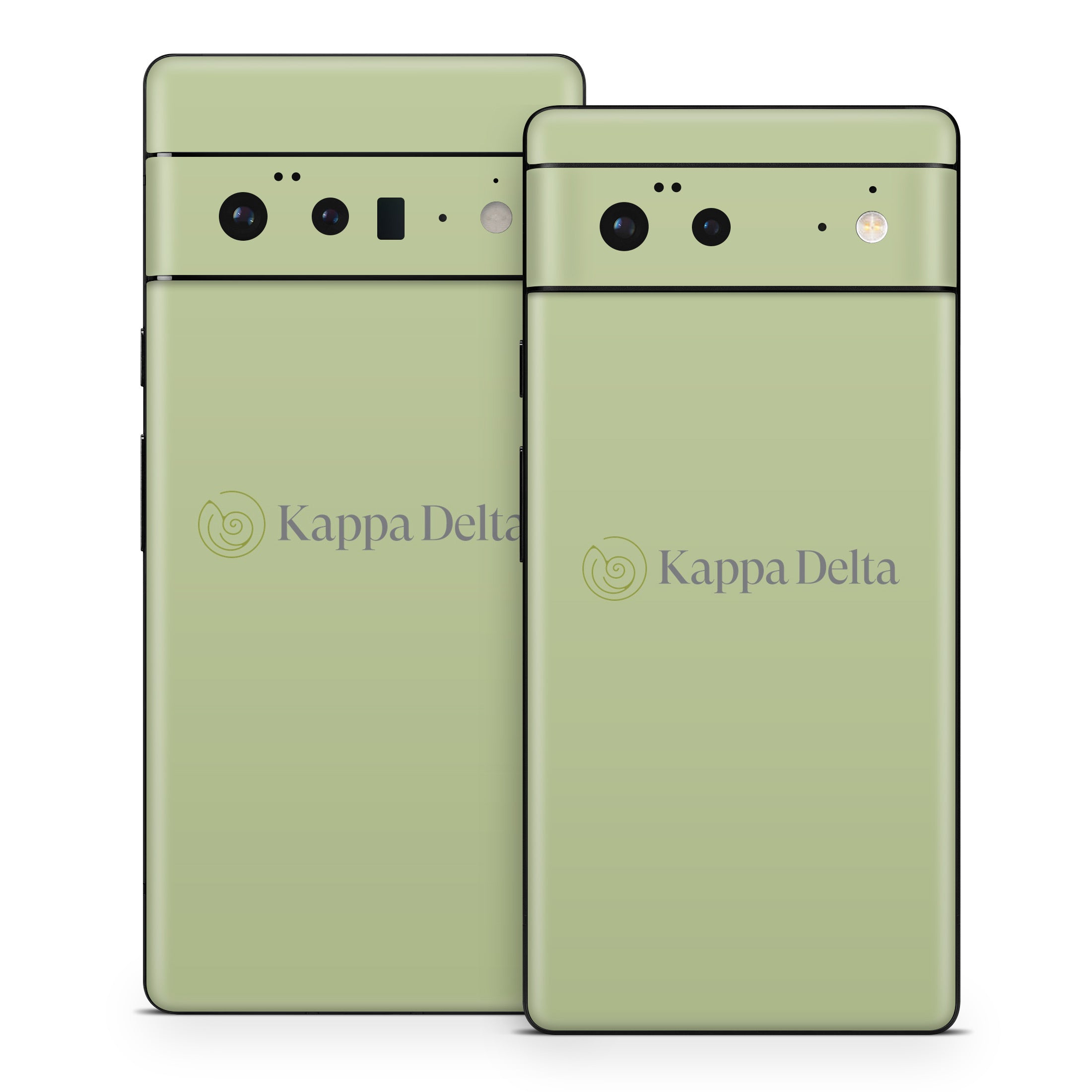 Kappa Delta Secondary Logo Light Olive - Google Pixel 6 Skin