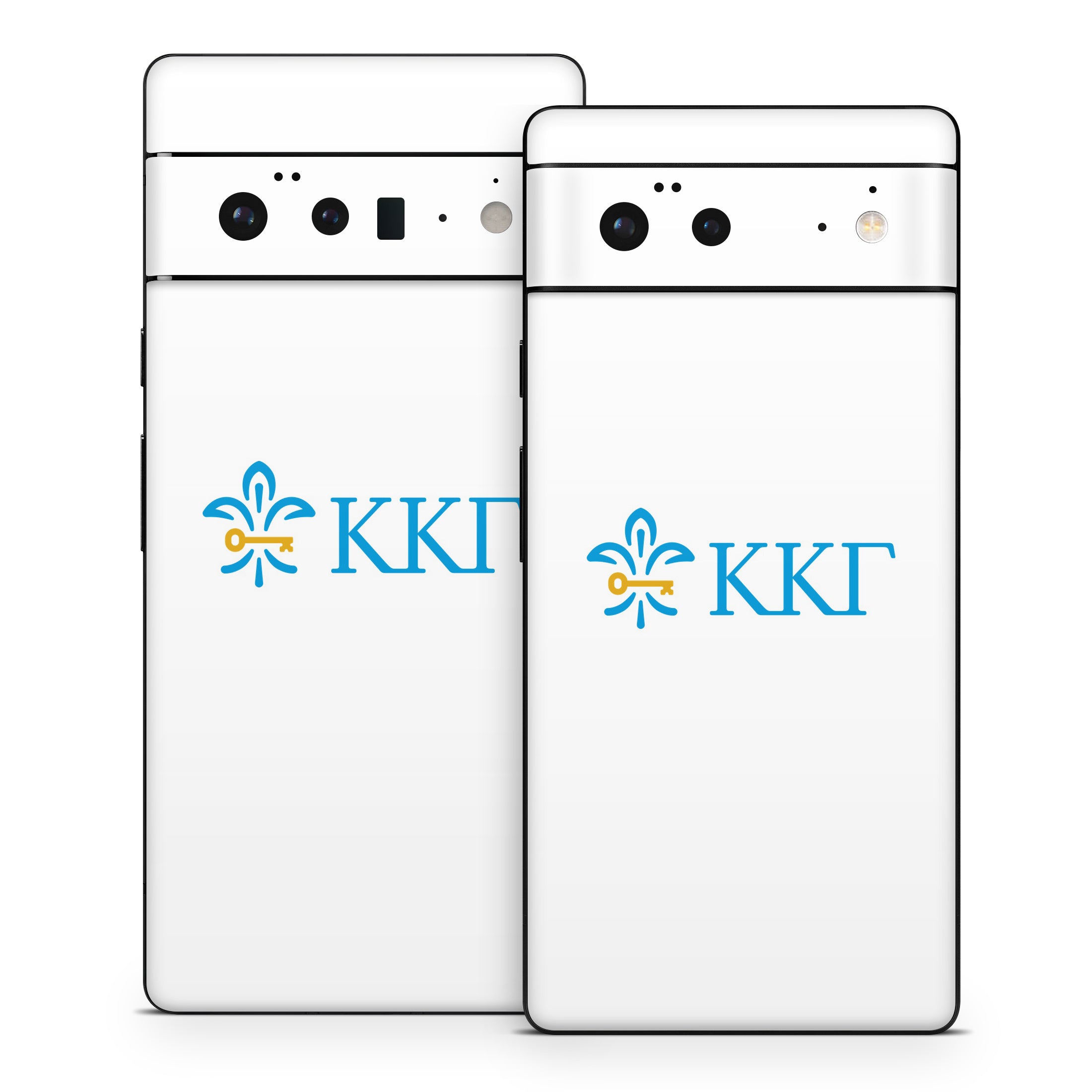 Kappa Kappa Gamma Letterkey Horizontal White - Google Pixel 6 Skin