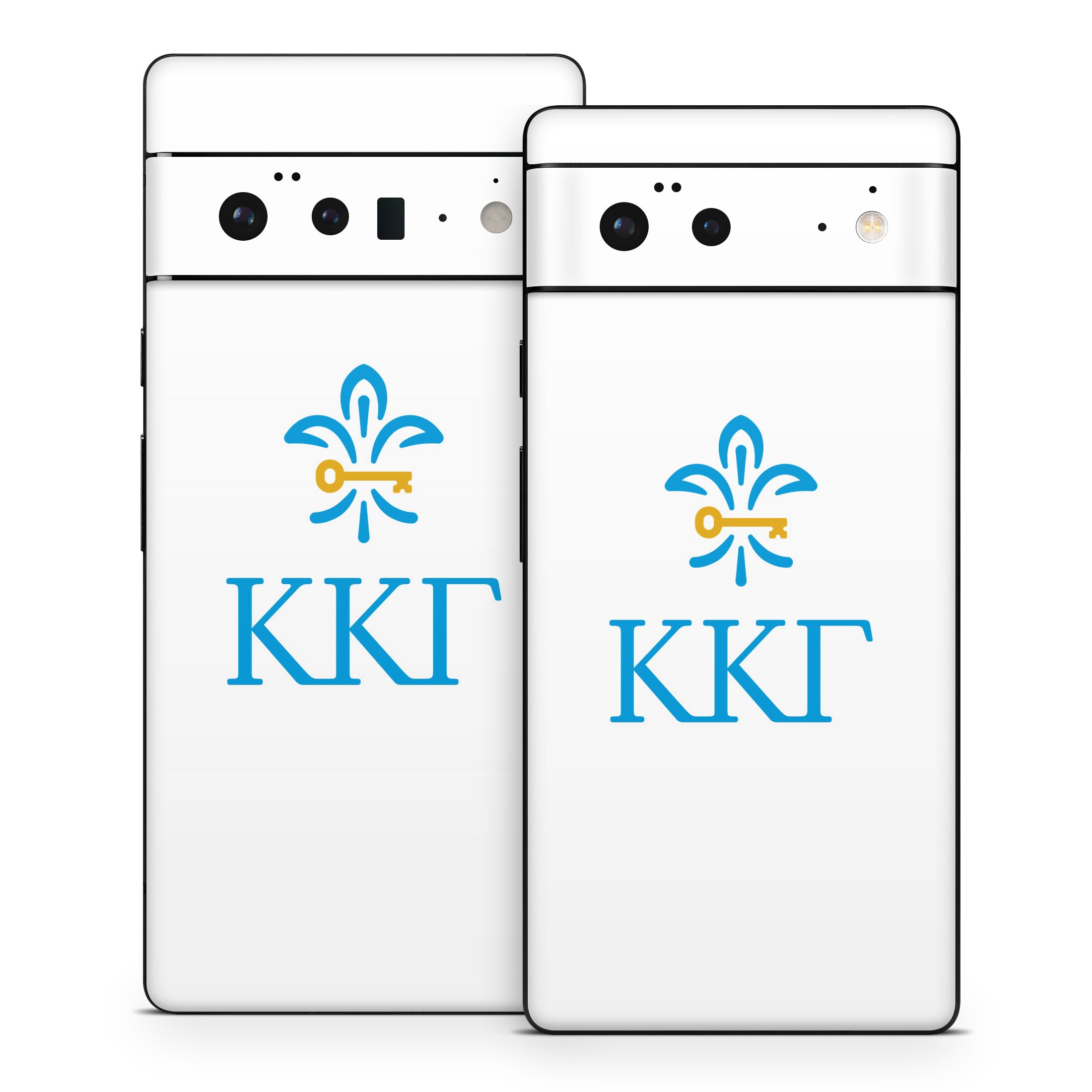 Kappa Kappa Gamma Letterkey Vertical White - Google Pixel 6 Skin