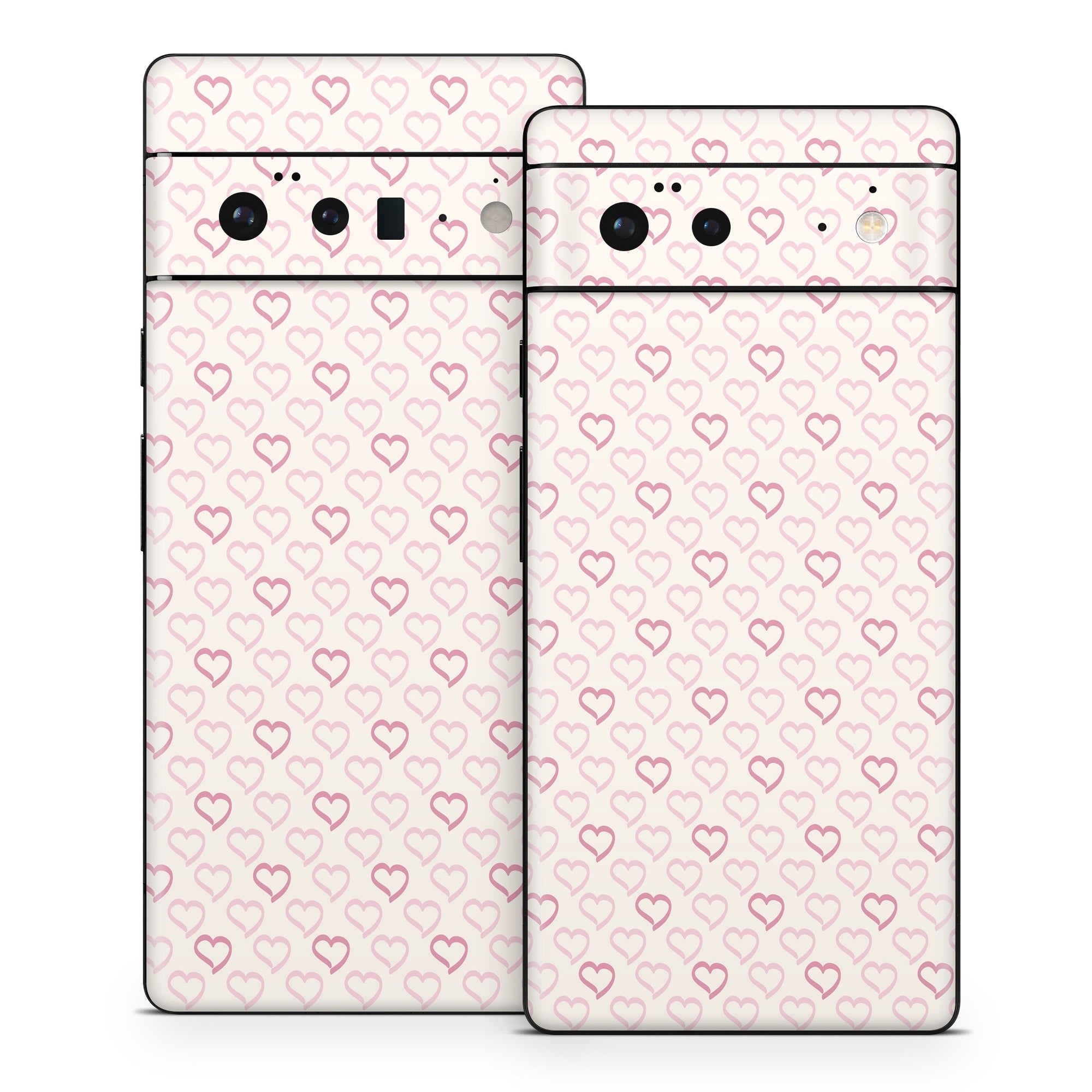 Patterned Hearts - Google Pixel 6 Skin