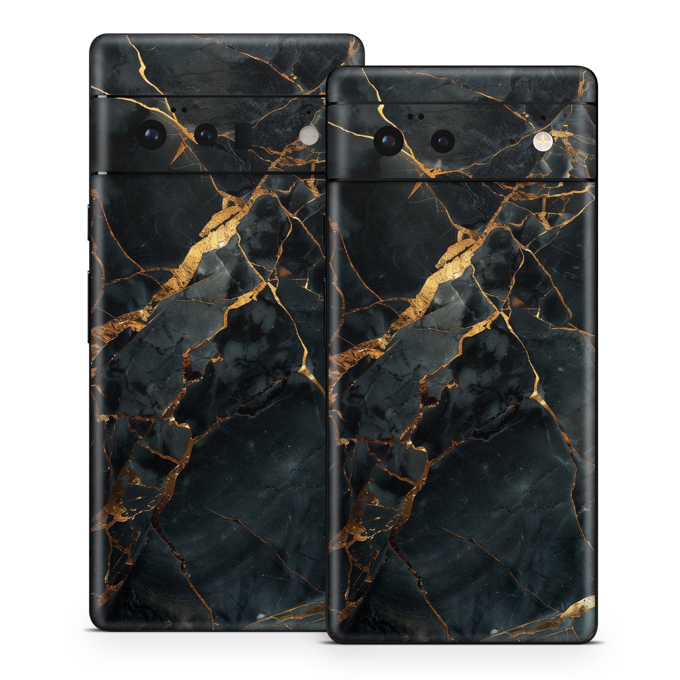 Repaired Black Marble - Google Pixel 6 Skin
