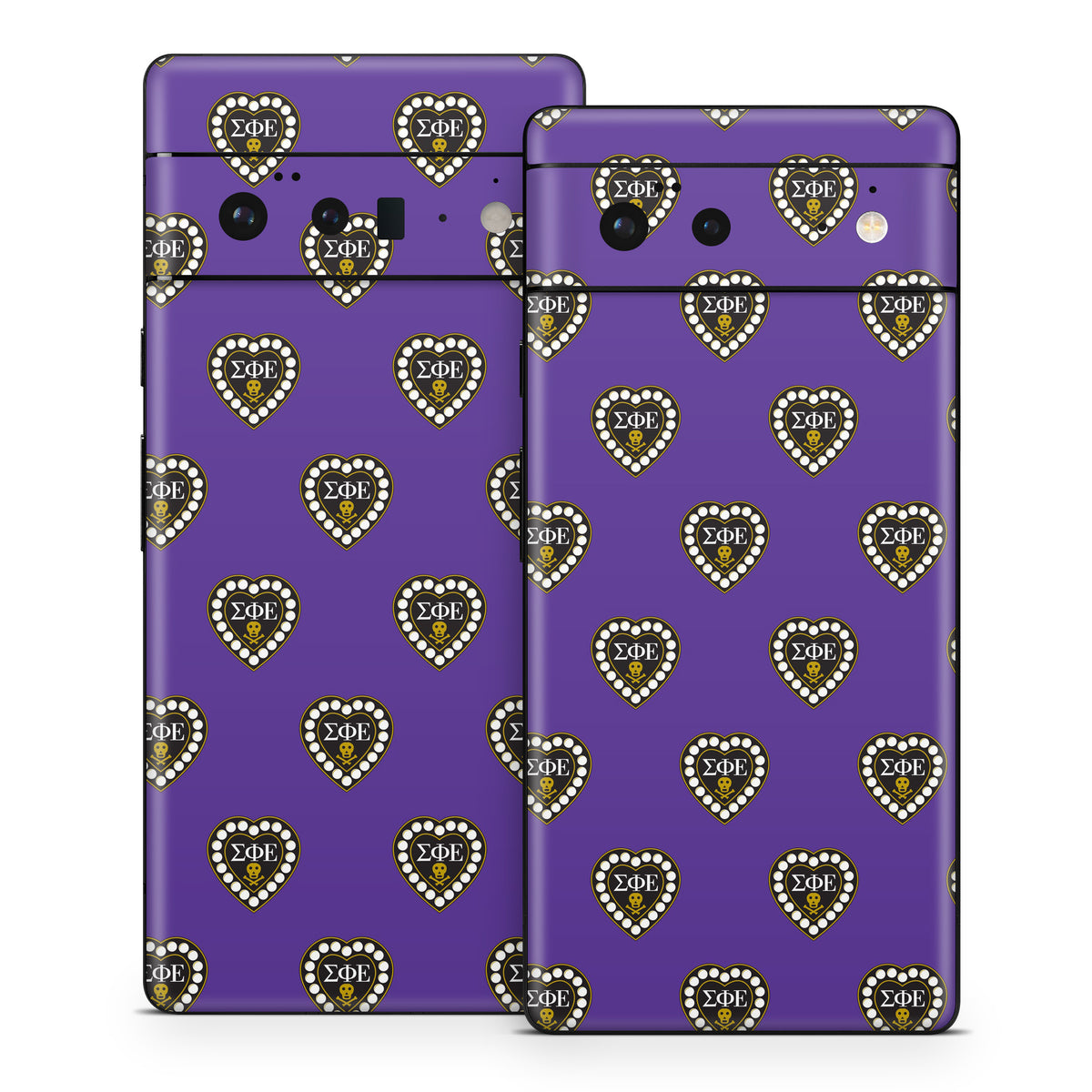 Sigma Phi Epsilon Badge Pattern Purple - Google Pixel 6 Skin