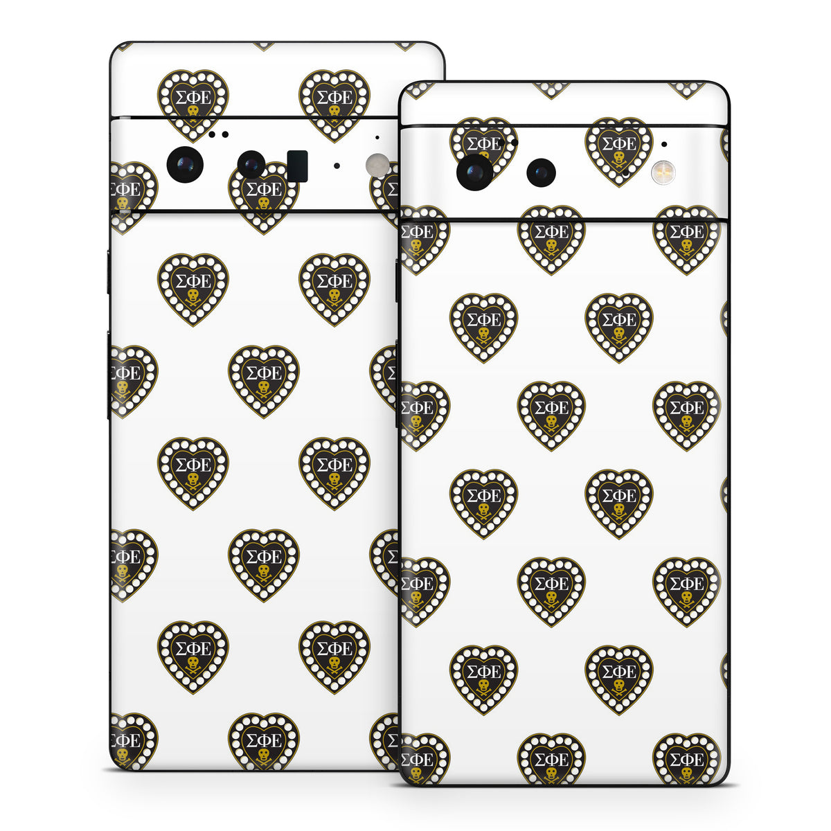 Sigma Phi Epsilon Badge Pattern White - Google Pixel 6 Skin