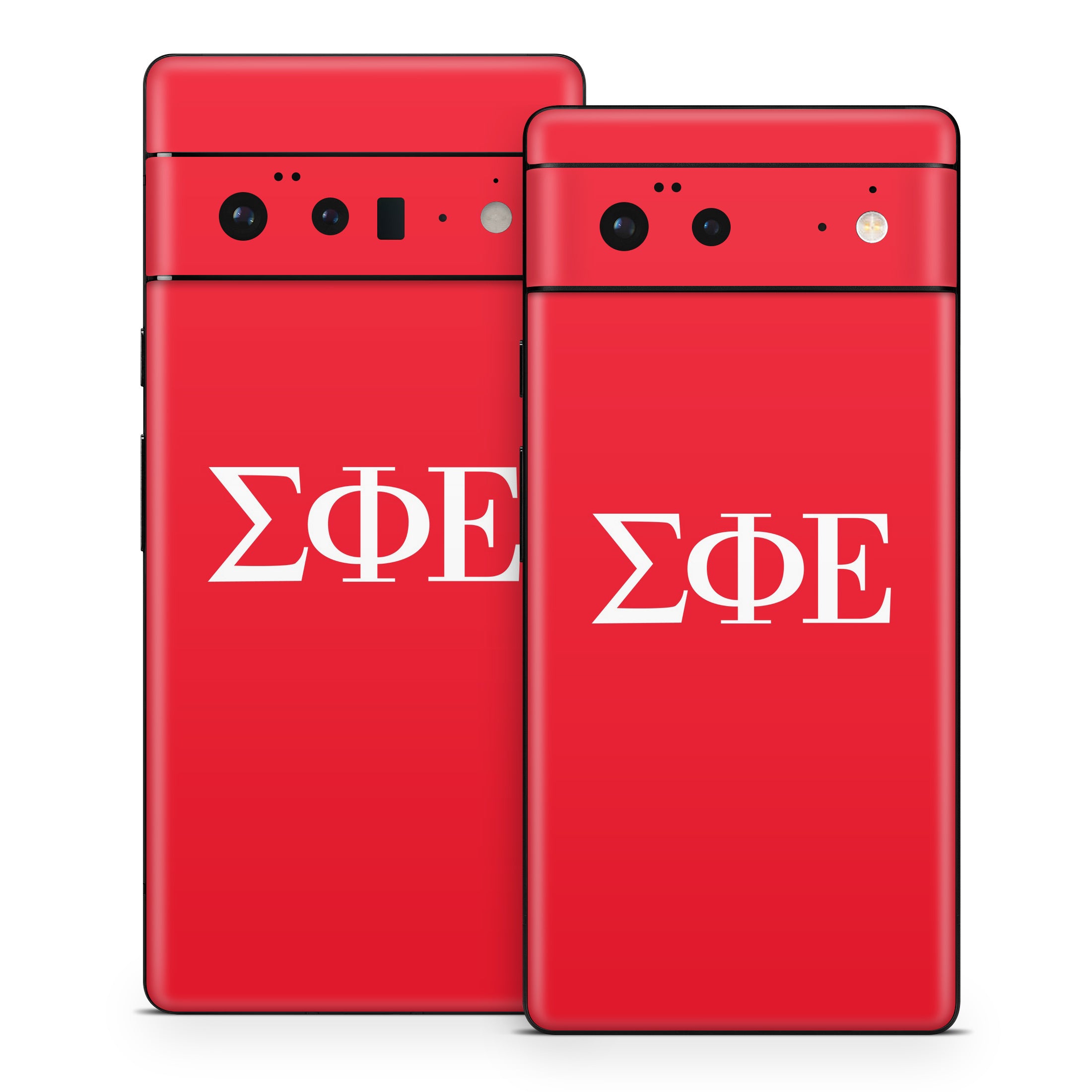 Sigma Phi Epsilon Greek Letters Red - Google Pixel 6 Skin