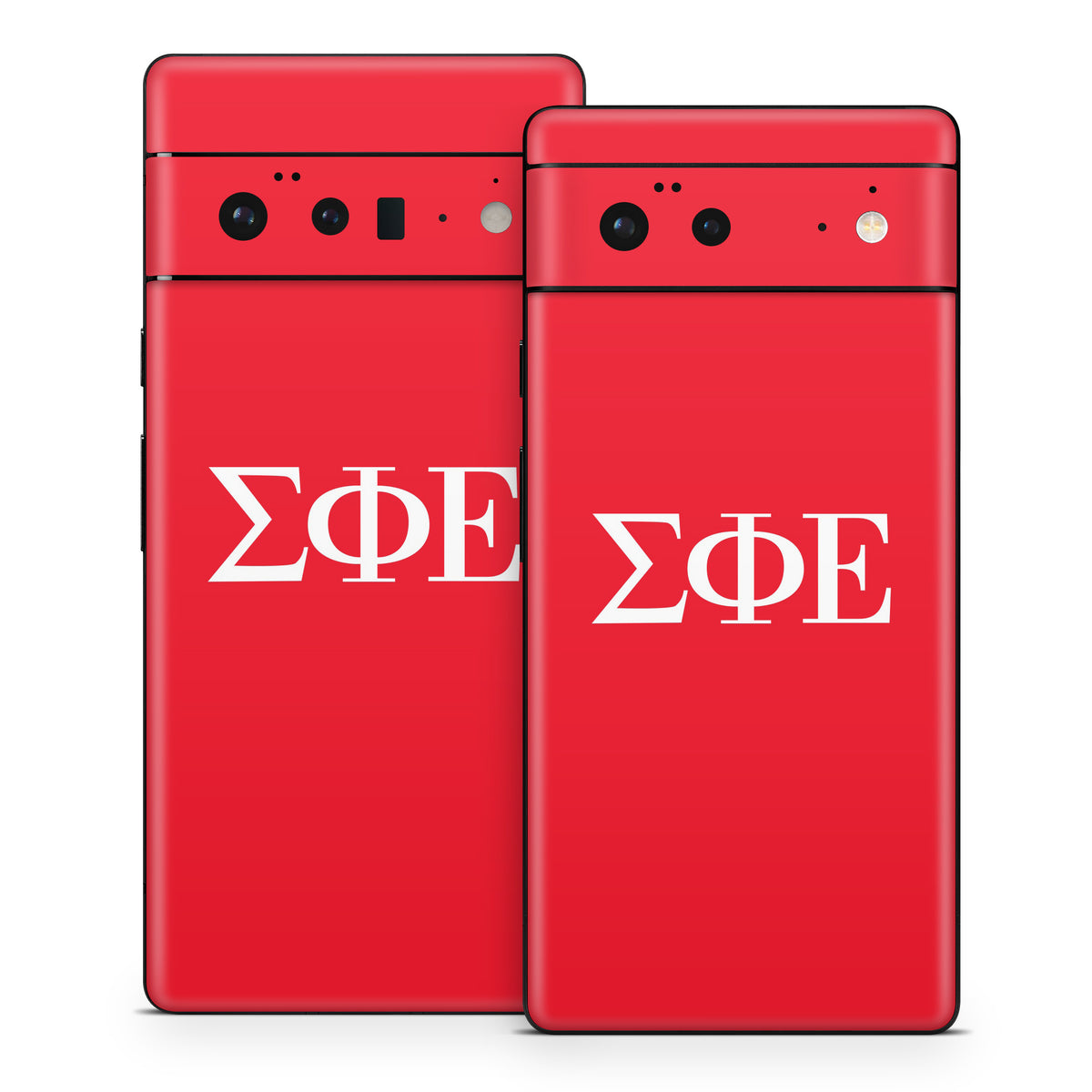 Sigma Phi Epsilon Greek Letters Red - Google Pixel 6 Skin