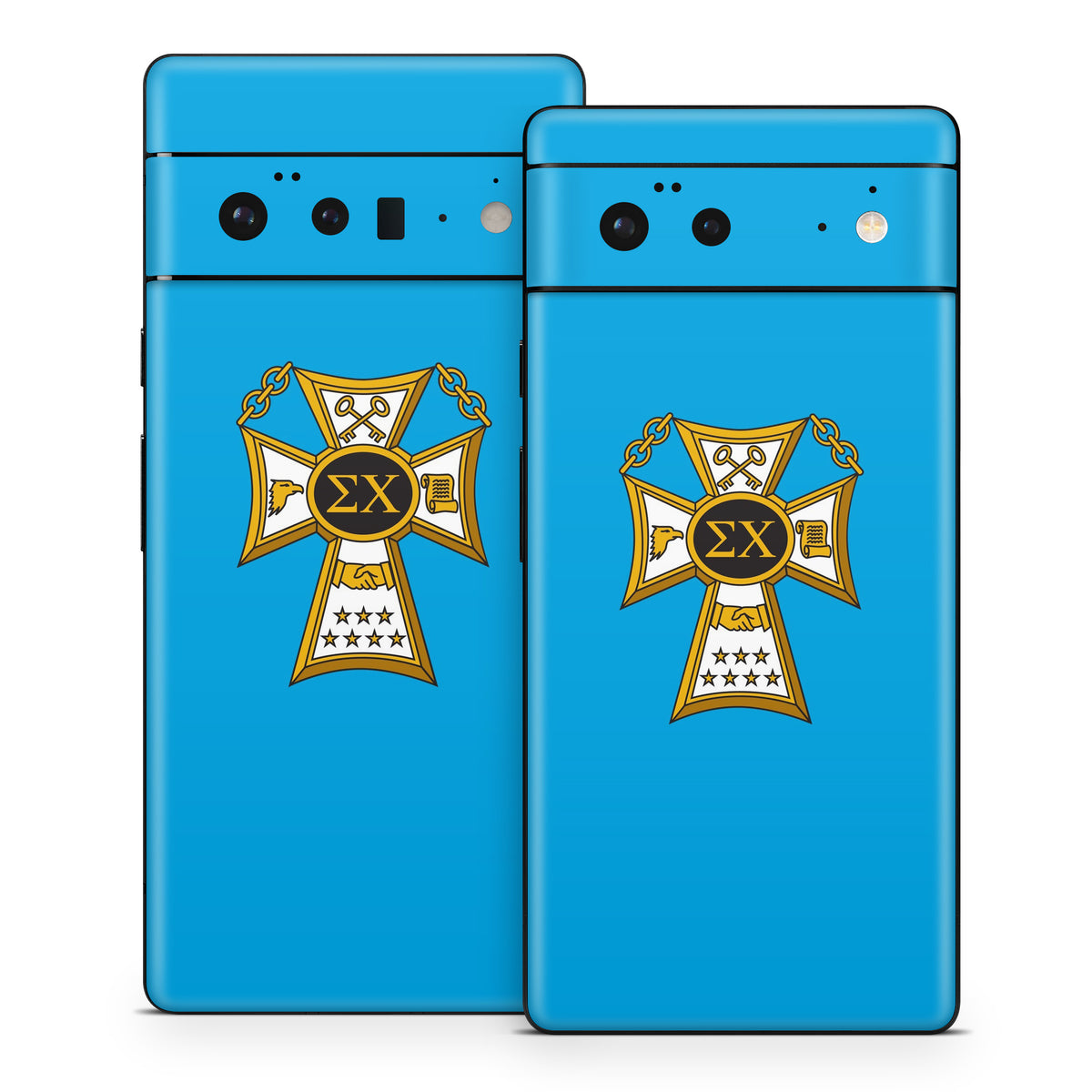 Sigma Chi Badge Blue - Google Pixel 6 Skin
