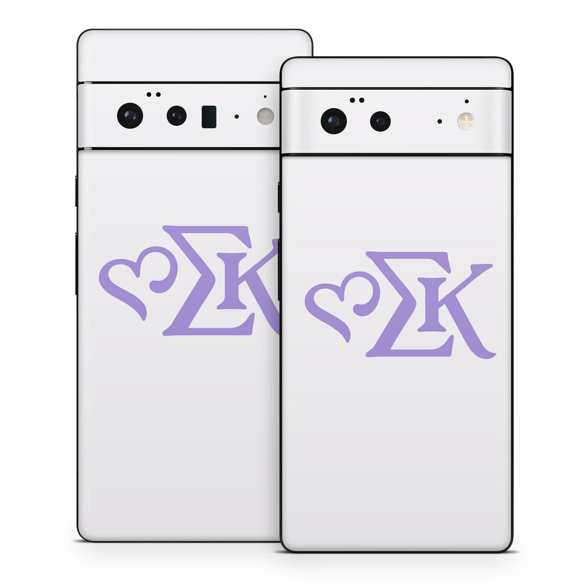 Sigma Kappa Greek Letters Legacy Lavender on Dove Love - Google Pixel 6 Skin