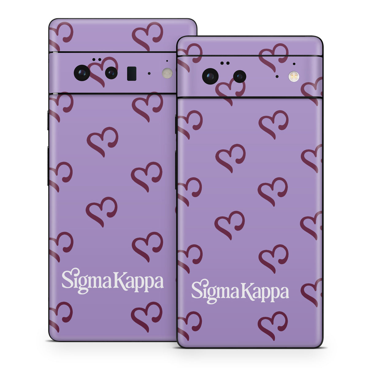 Sigma Kappa Hearts Pattern - Google Pixel 6 Skin
