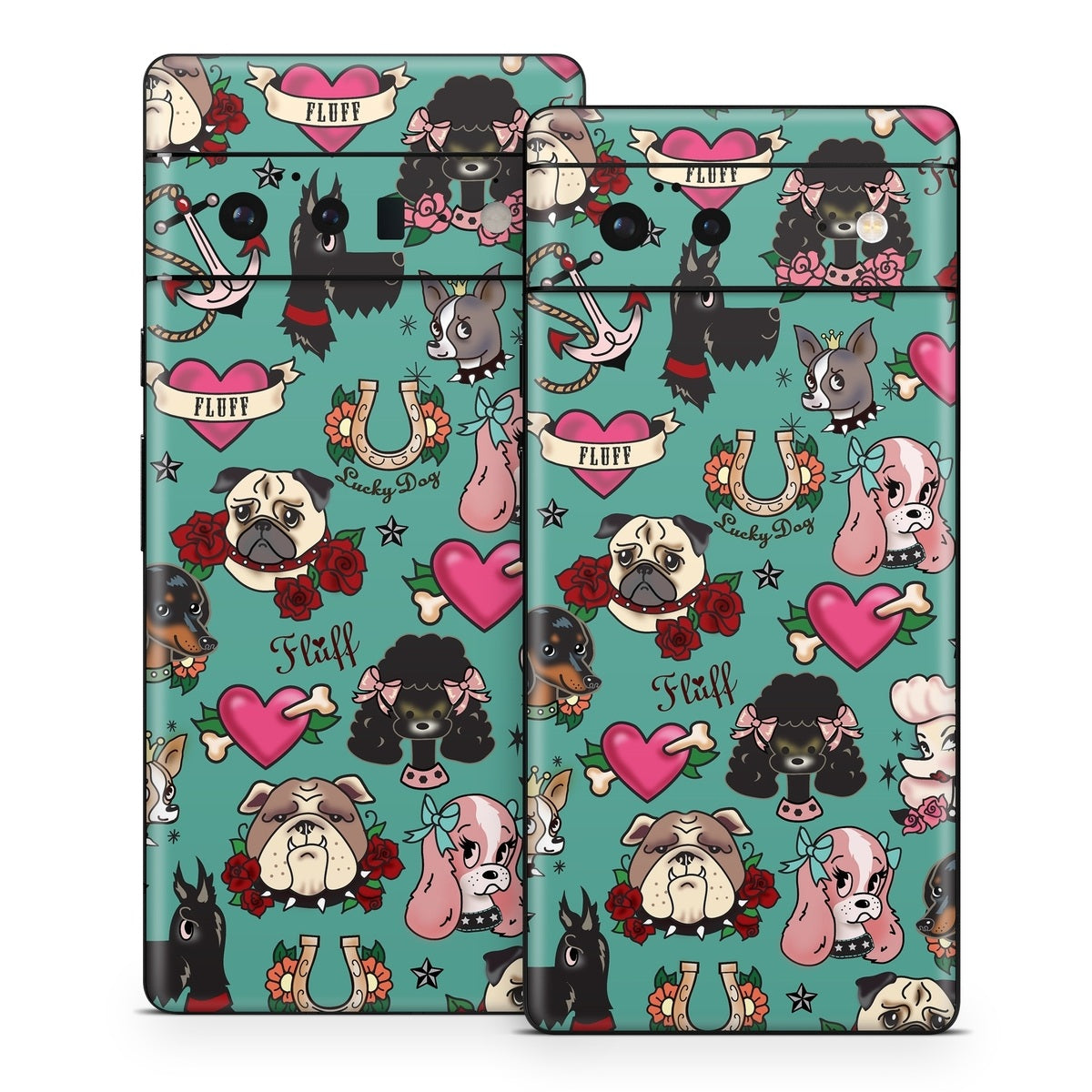 Tattoo Dogs - Google Pixel 6 Skin