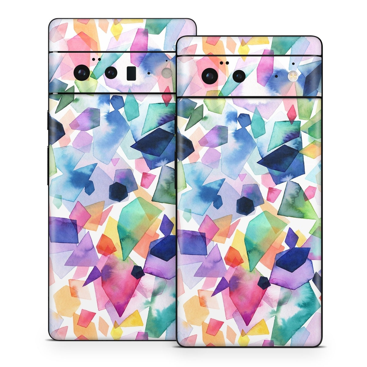 Watercolor Crystals and Gems - Google Pixel 6 Skin