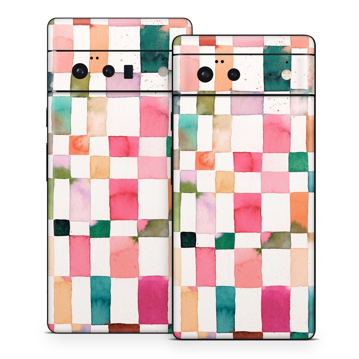 Watercolor Squares - Google Pixel 6 Skin