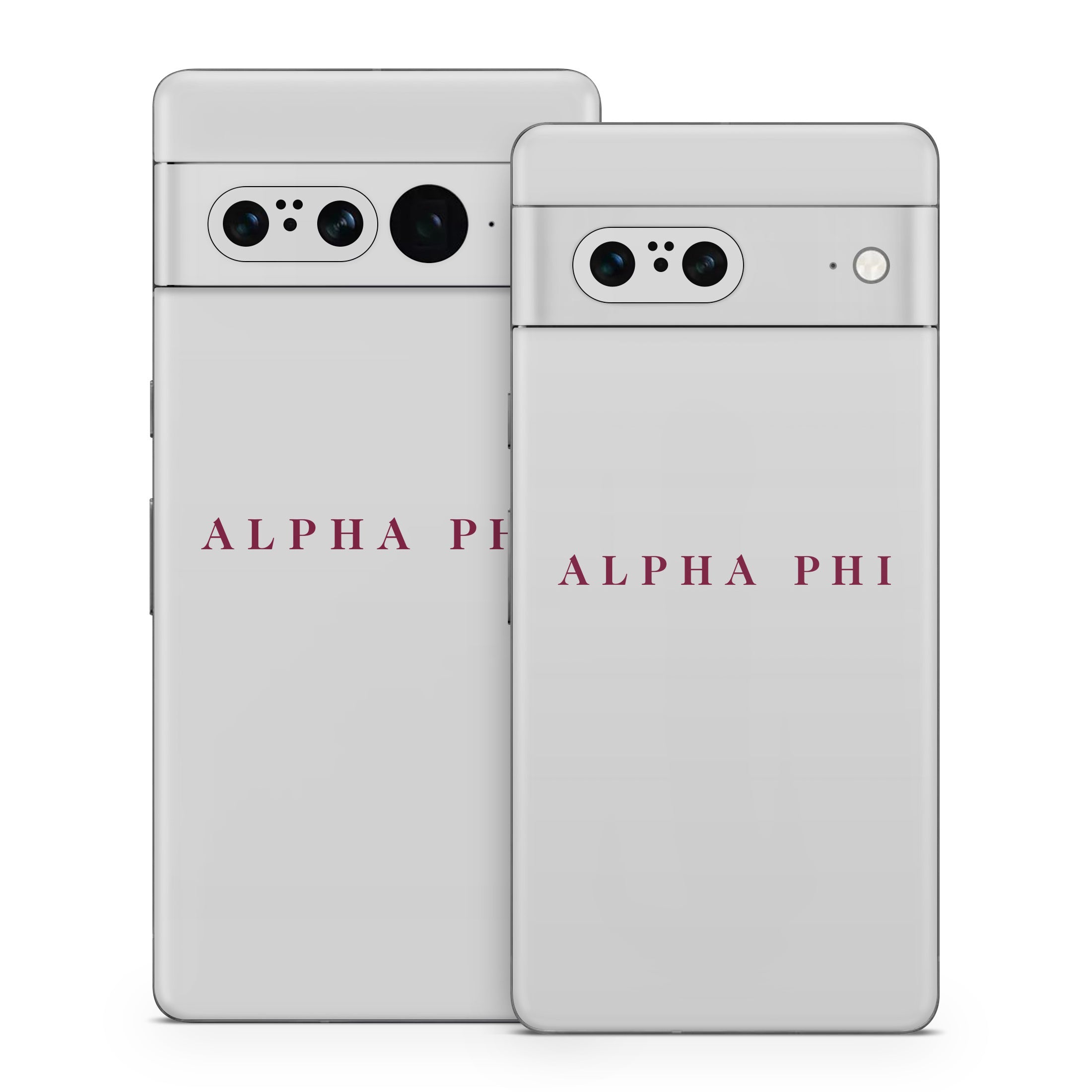 Alpha Phi Wordmark Silver - Google Pixel 7 Skin