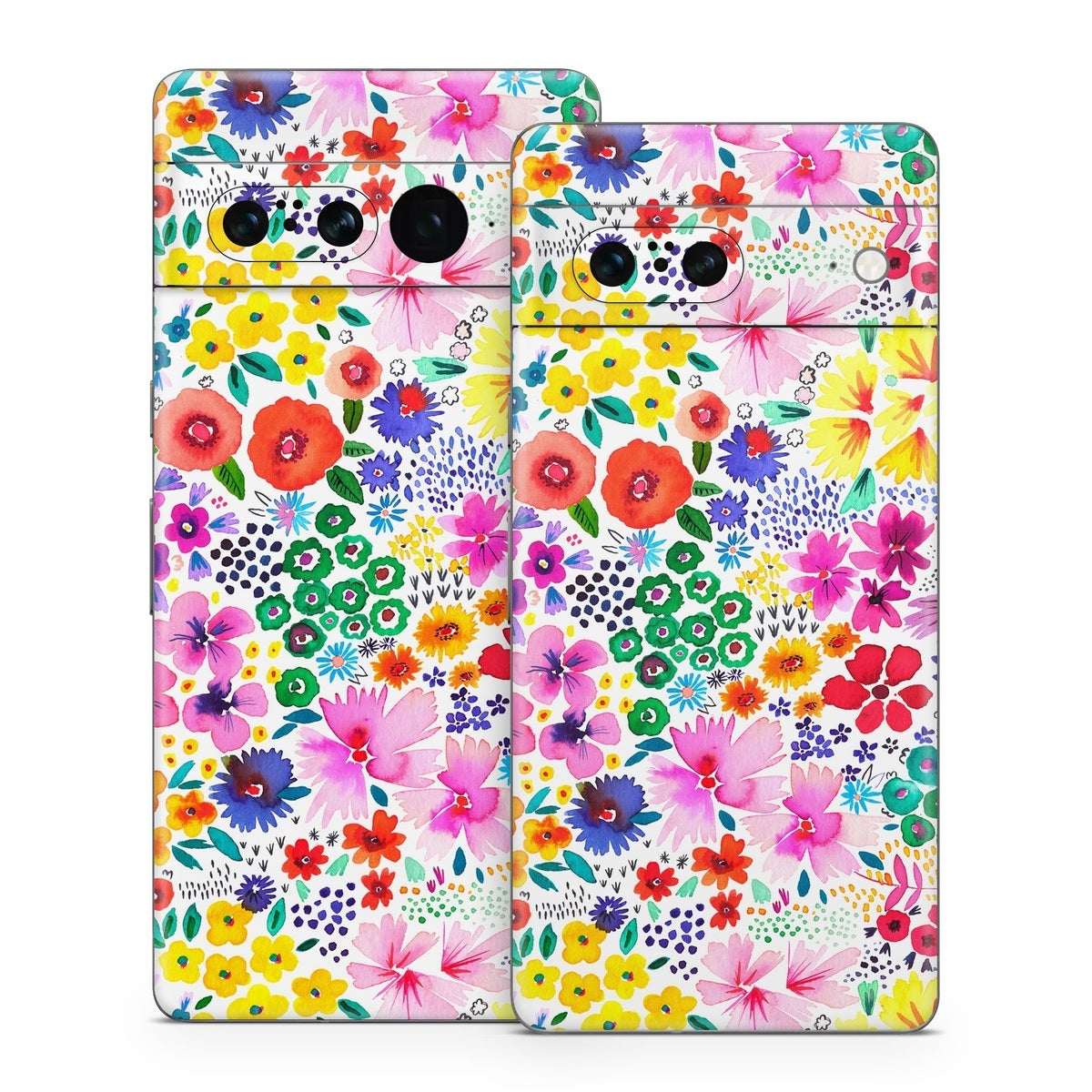 Artful Little Flowers - Google Pixel 7 Skin