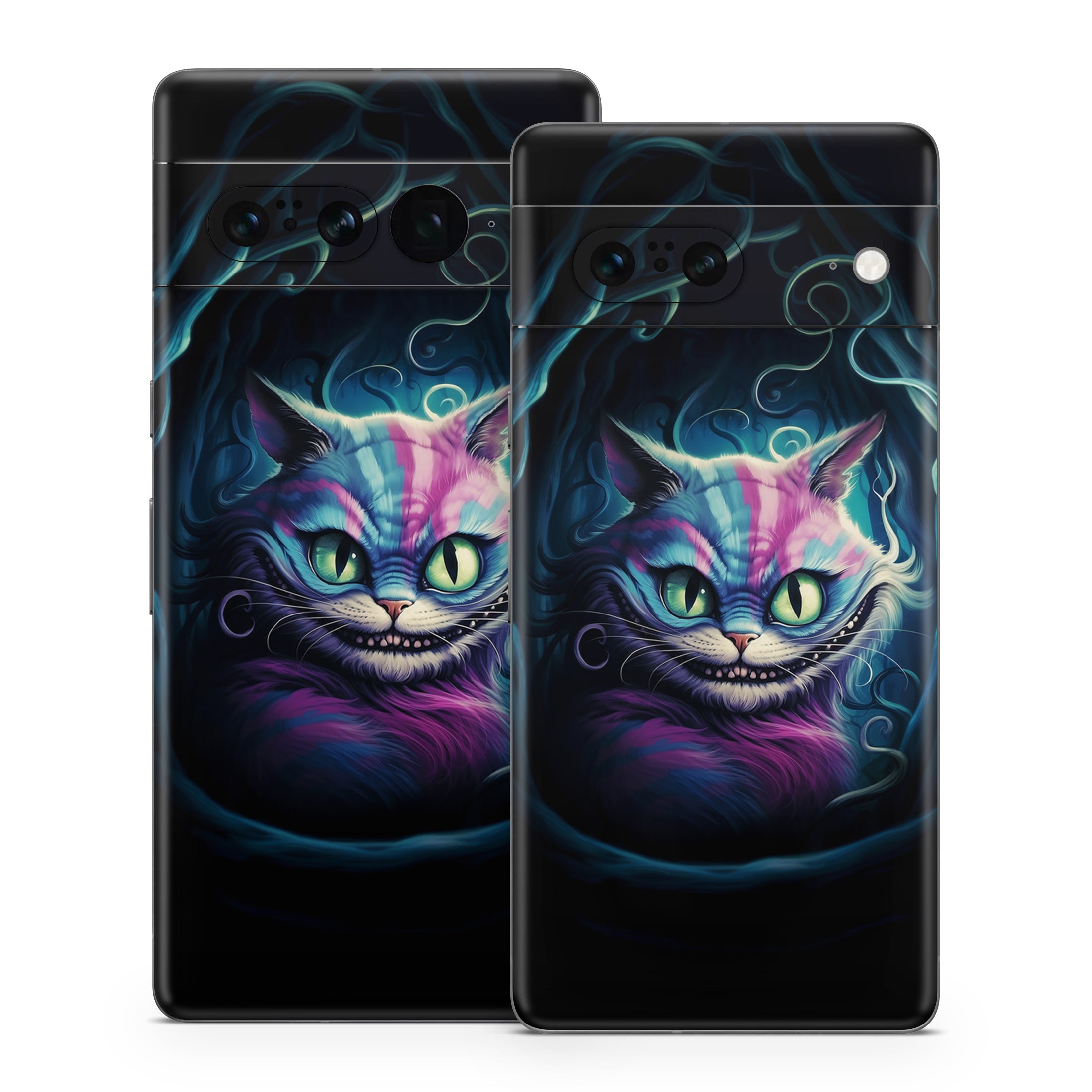 Blue Cheshire Cat - Google Pixel 7 Skin