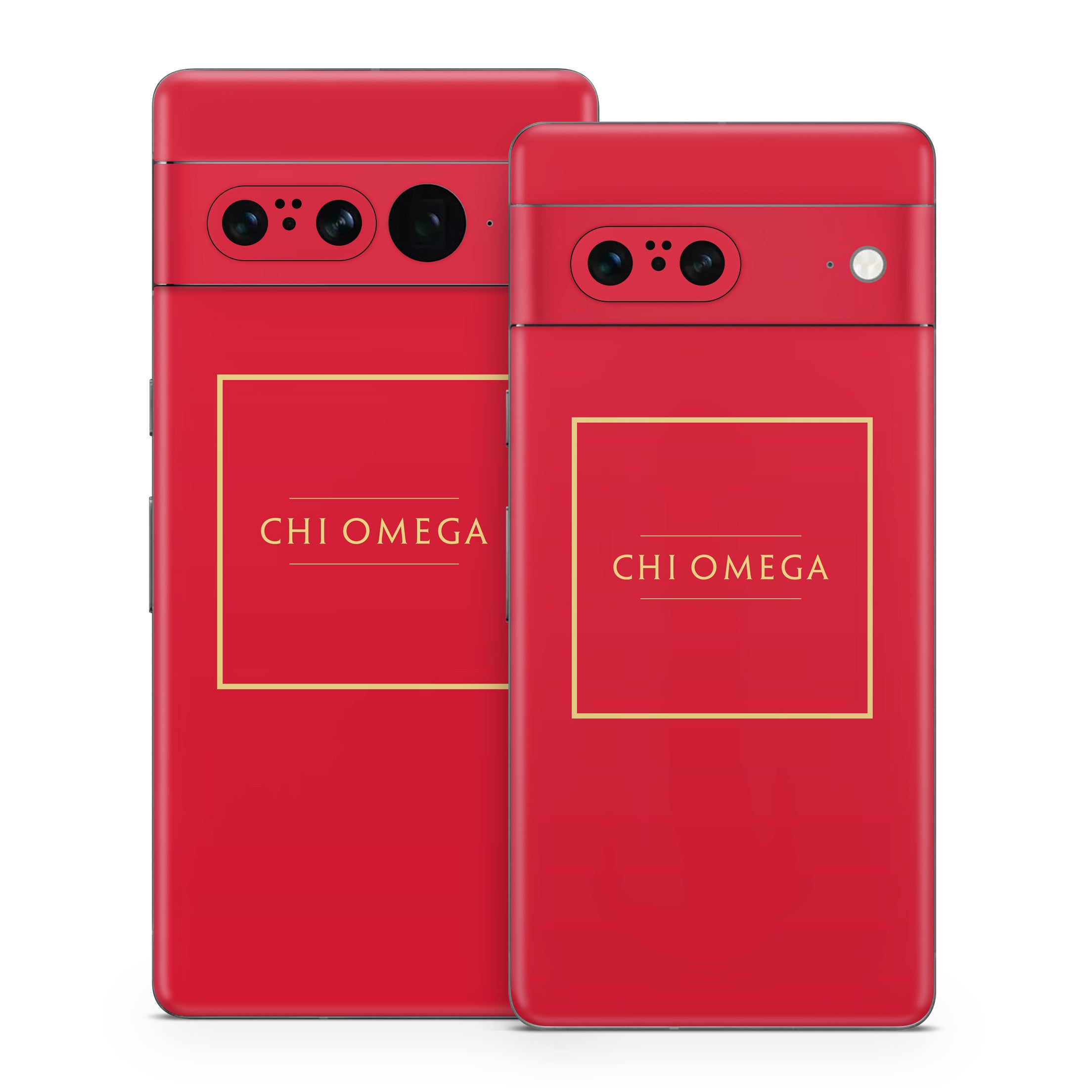 Chi Omega Cardinal with Border - Google Pixel 7 Skin