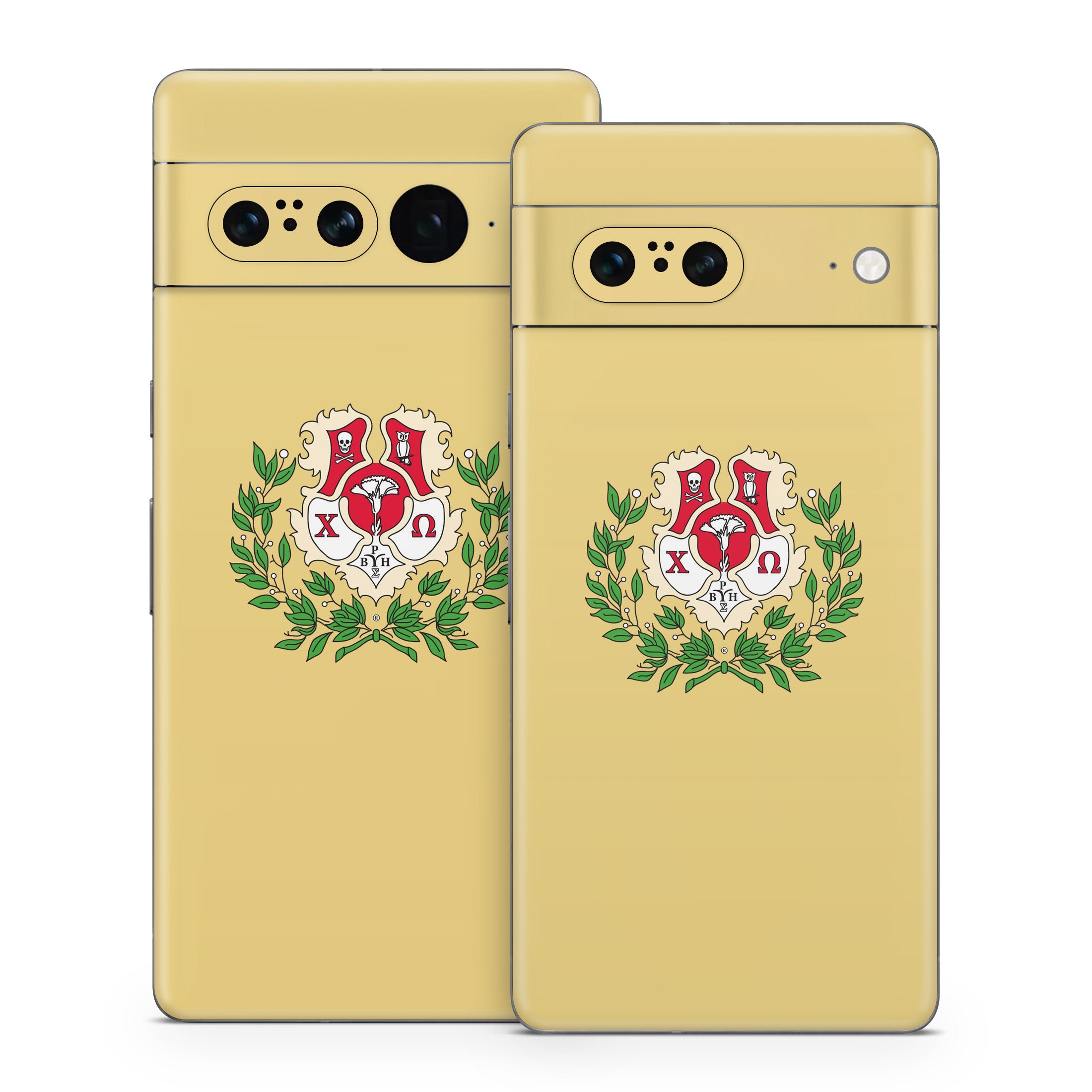 Chi Omega Crest Straw - Google Pixel 7 Skin