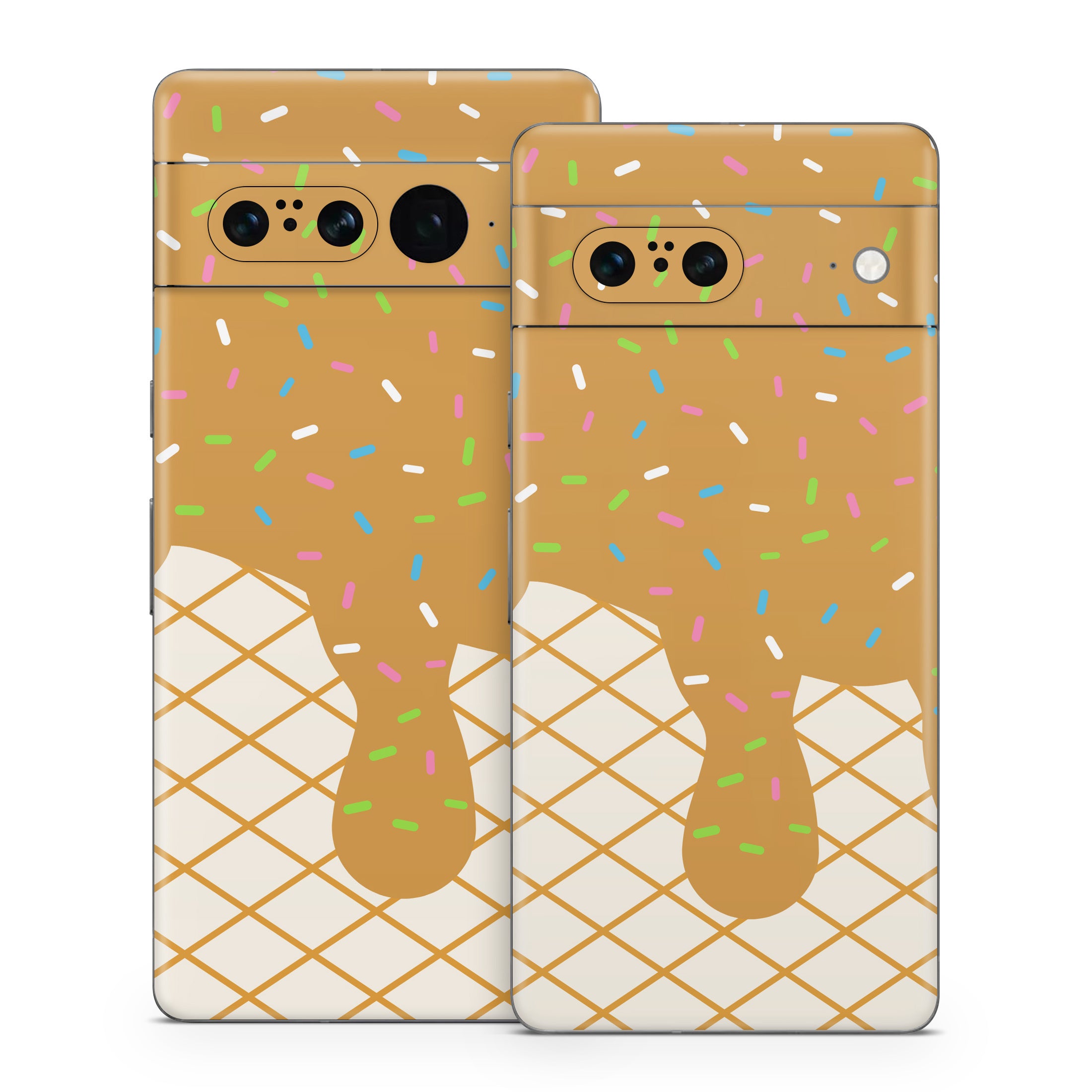 Caramel Ice Cream Drip - Google Pixel 7 Skin