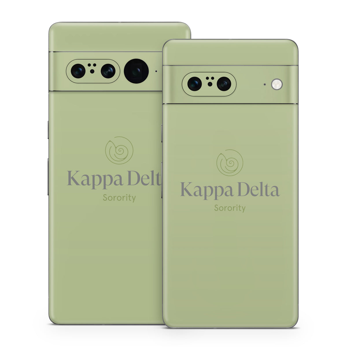 Kappa Delta Primary Logo Light Olive - Google Pixel 7 Skin