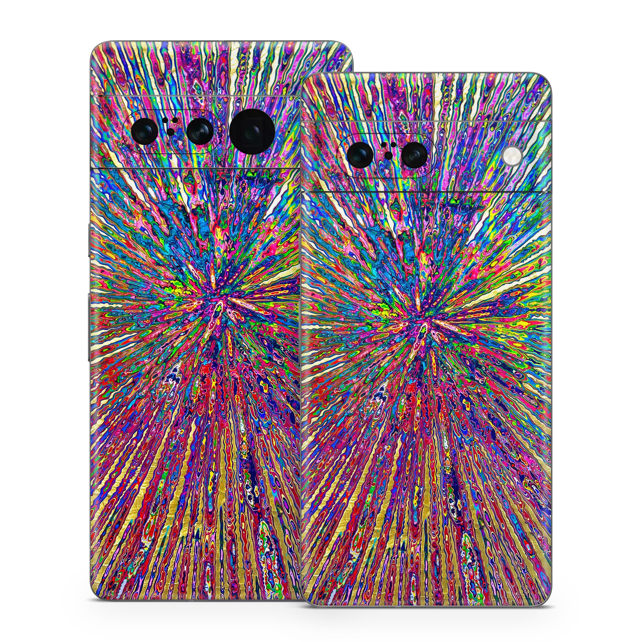 Rainbow Burst - Google Pixel 7 Skin