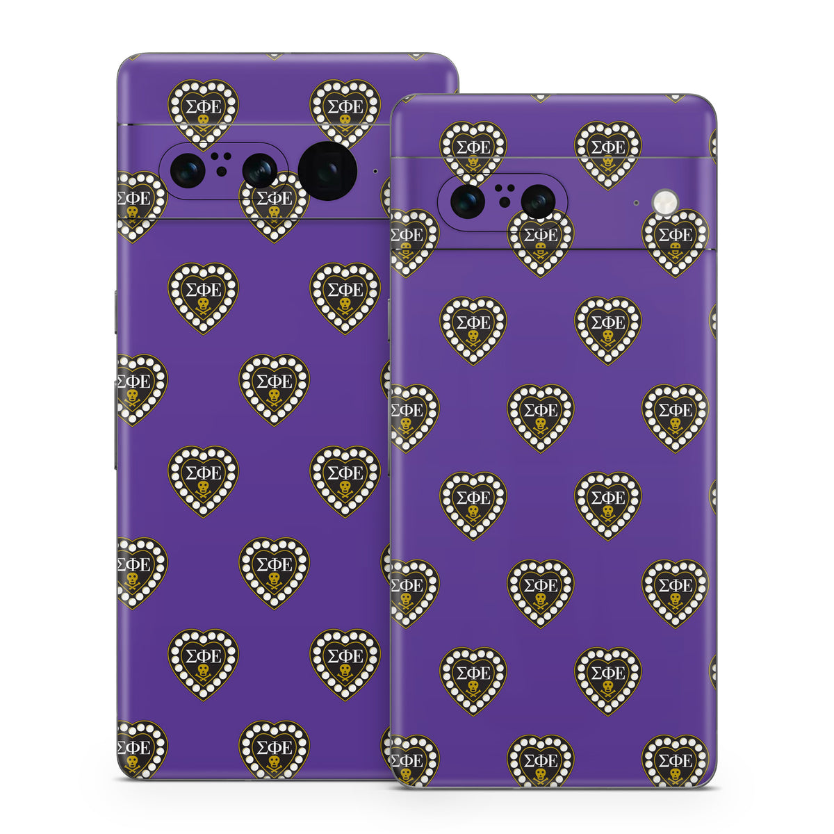 Sigma Phi Epsilon Badge Pattern Purple - Google Pixel 7 Skin