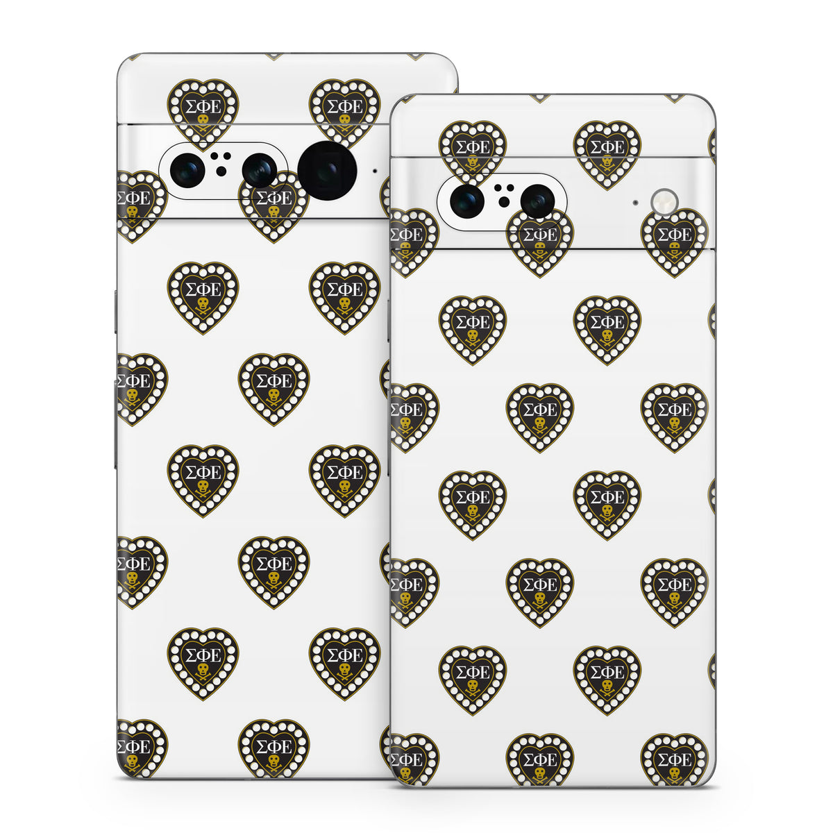 Sigma Phi Epsilon Badge Pattern White - Google Pixel 7 Skin