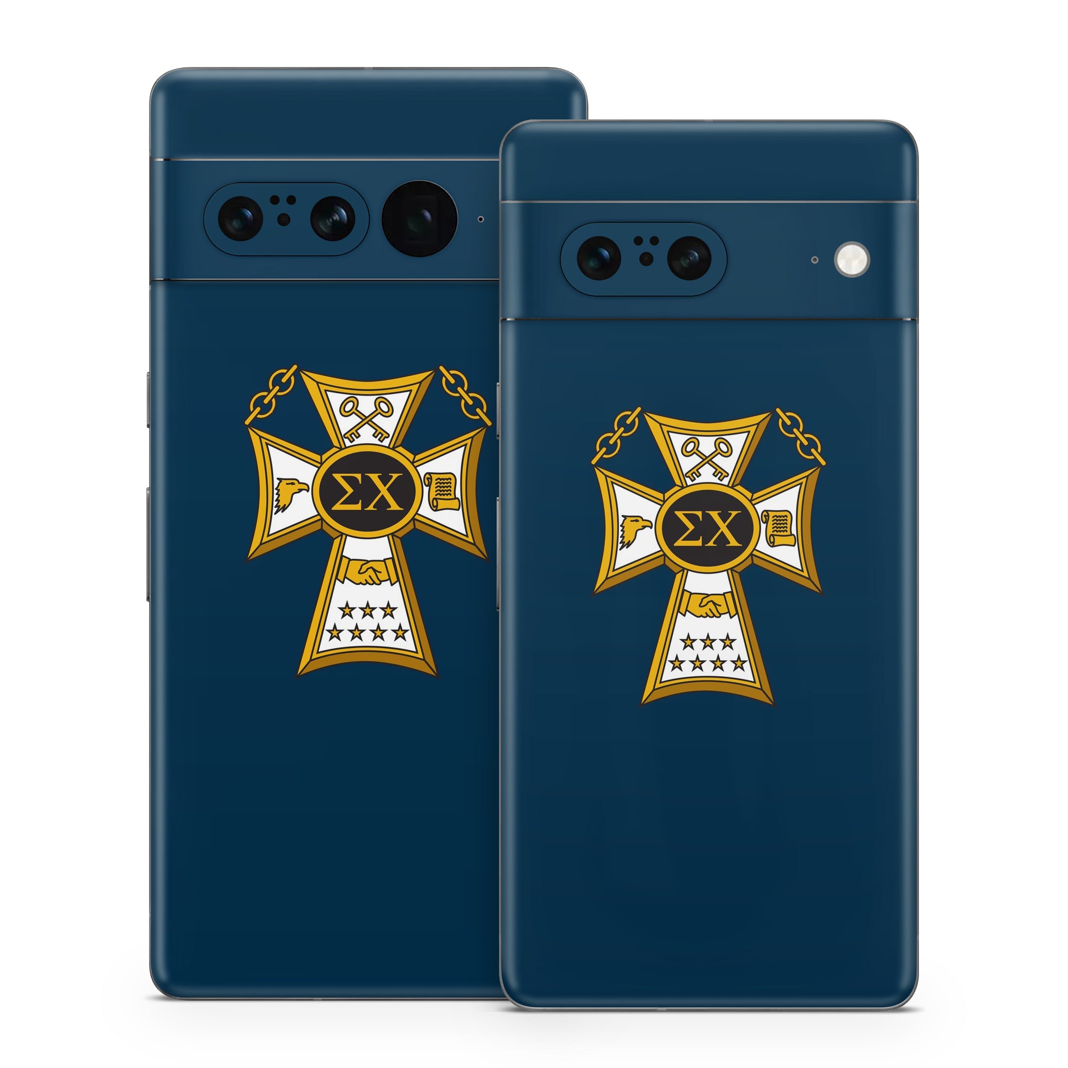 Sigma Chi Badge Navy - Google Pixel 7 Skin