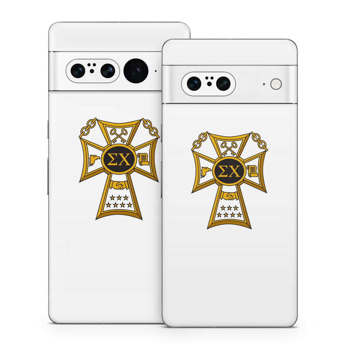 Sigma Chi Badge White - Google Pixel 7 Skin