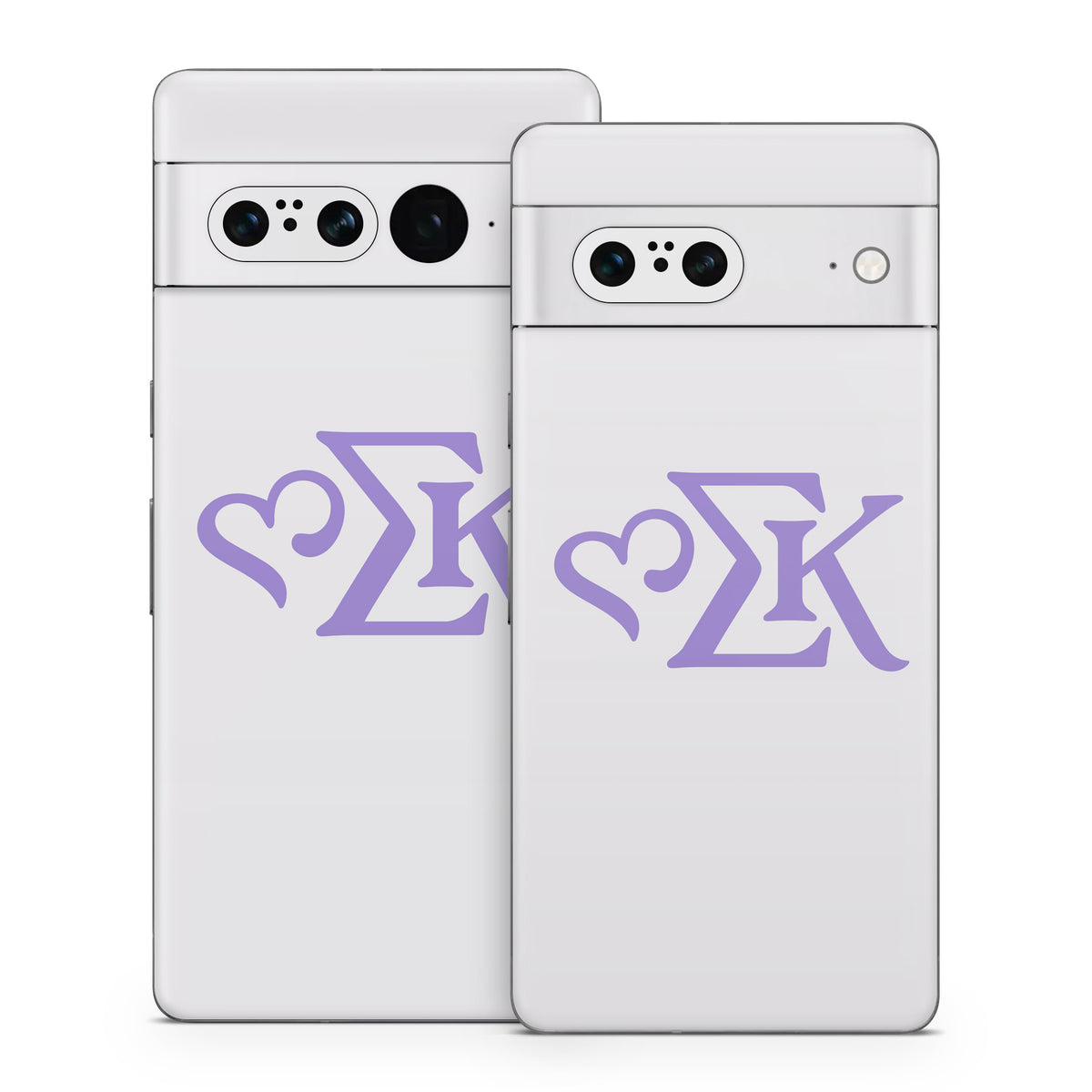 Sigma Kappa Greek Letters Legacy Lavender on Dove Love - Google Pixel 7 Skin