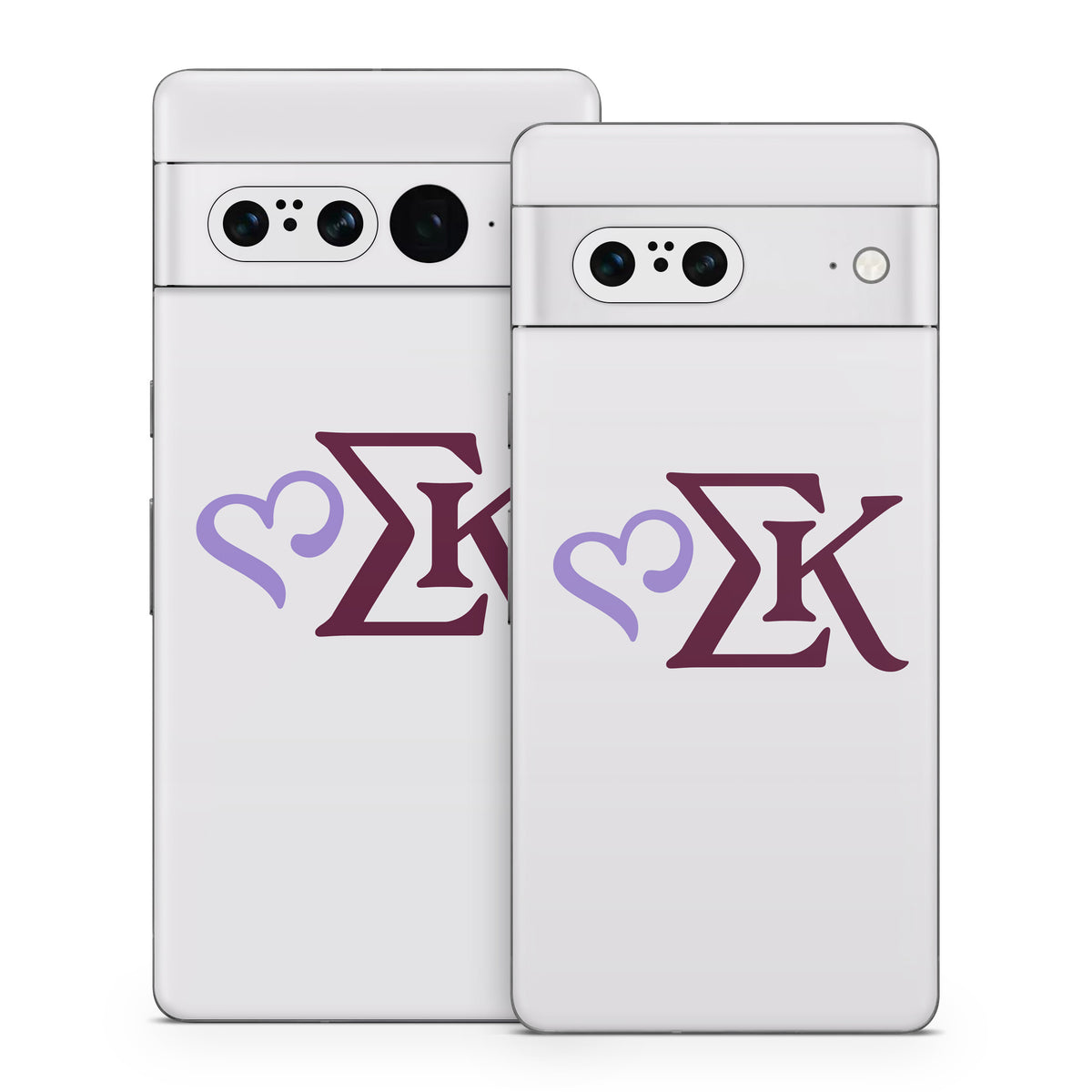 Sigma Kappa Greek Letters Two Color on Dove Love - Google Pixel 7 Skin