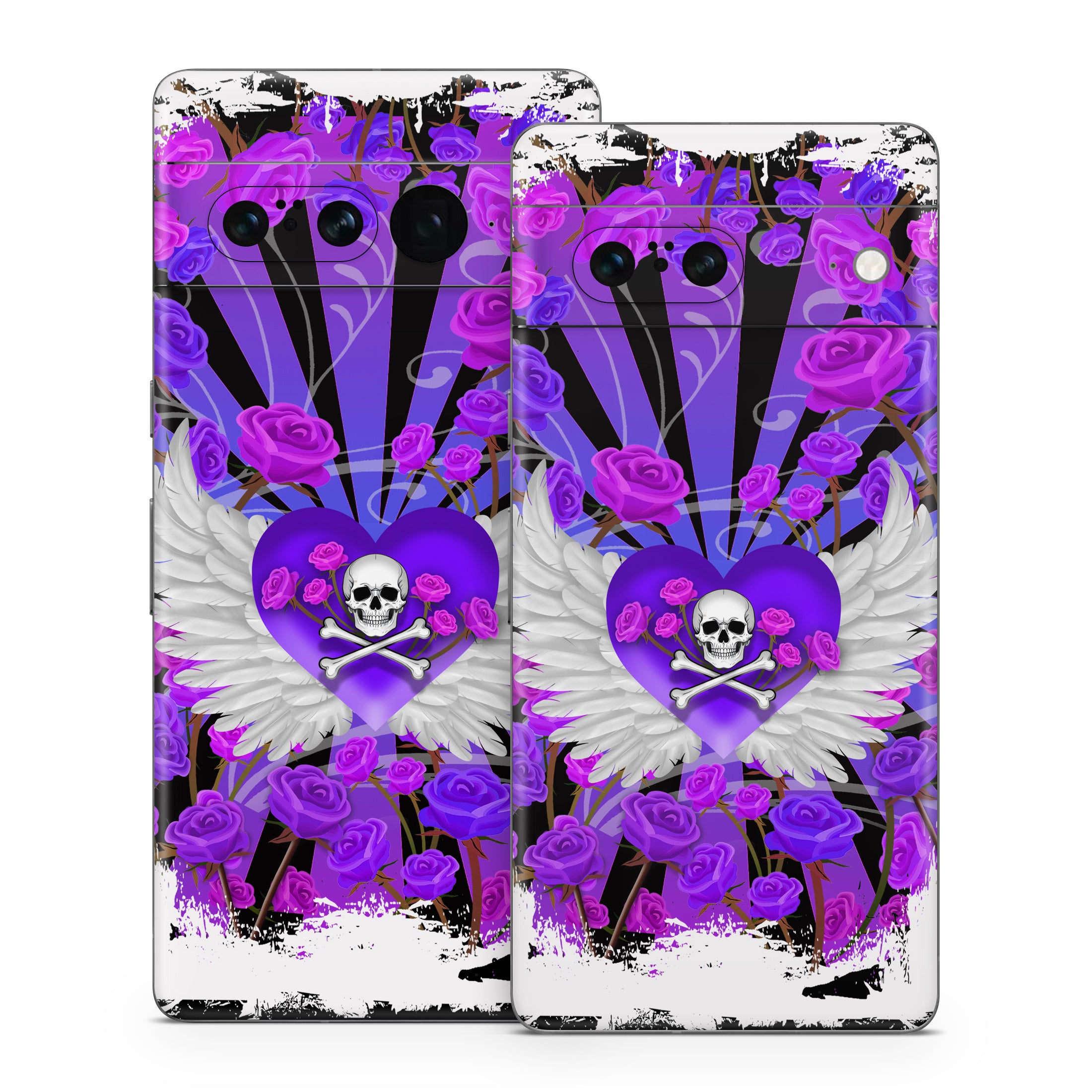 Skull and Roses - Google Pixel 7 Skin