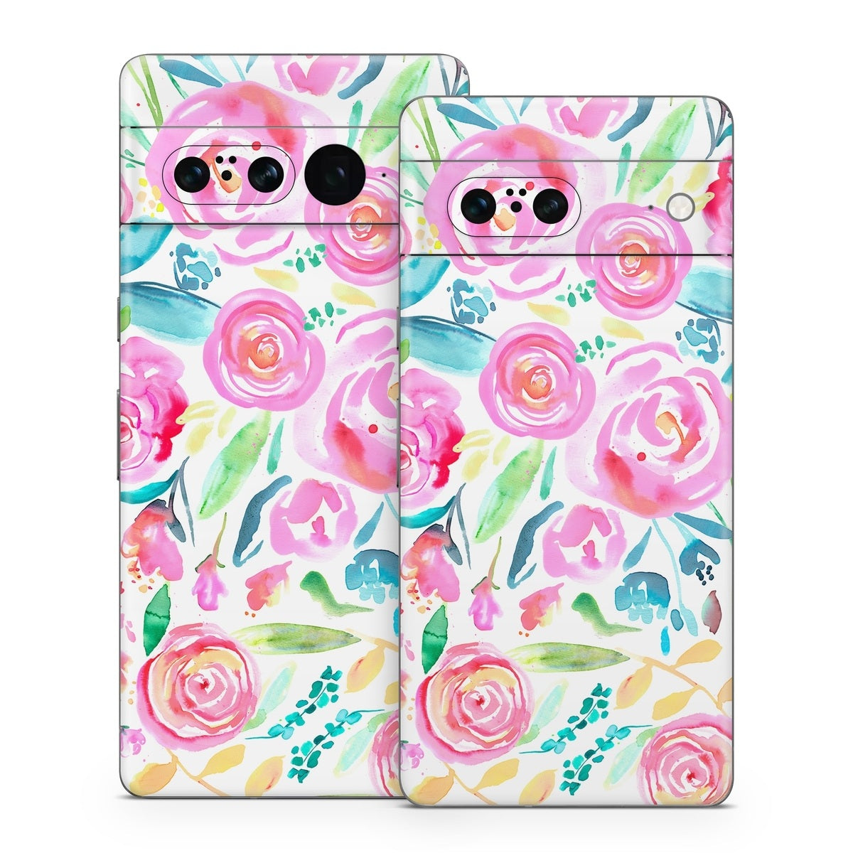 Watercolor Roses - Google Pixel 7 Skin