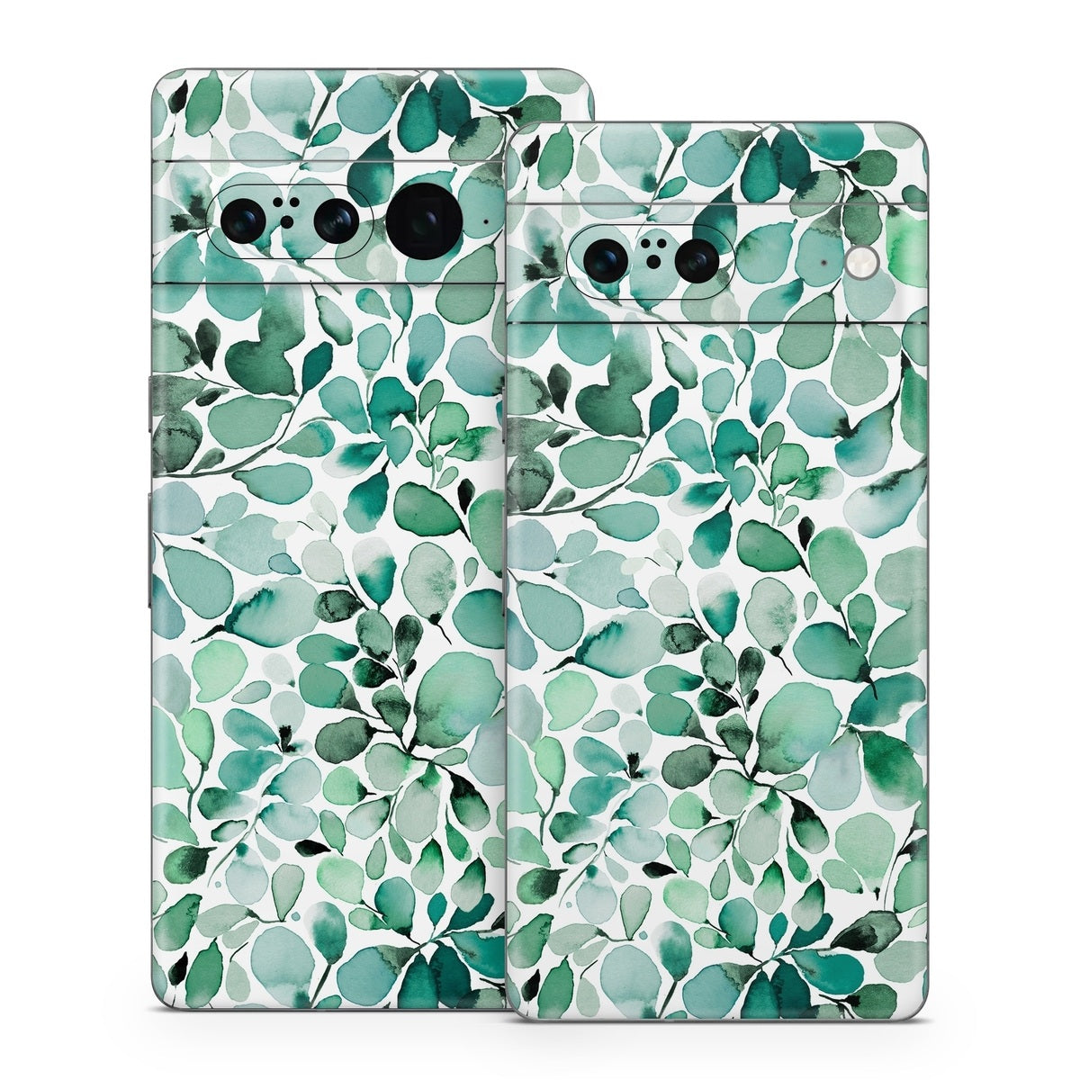 Watercolor Eucalyptus Leaves - Google Pixel 7 Skin