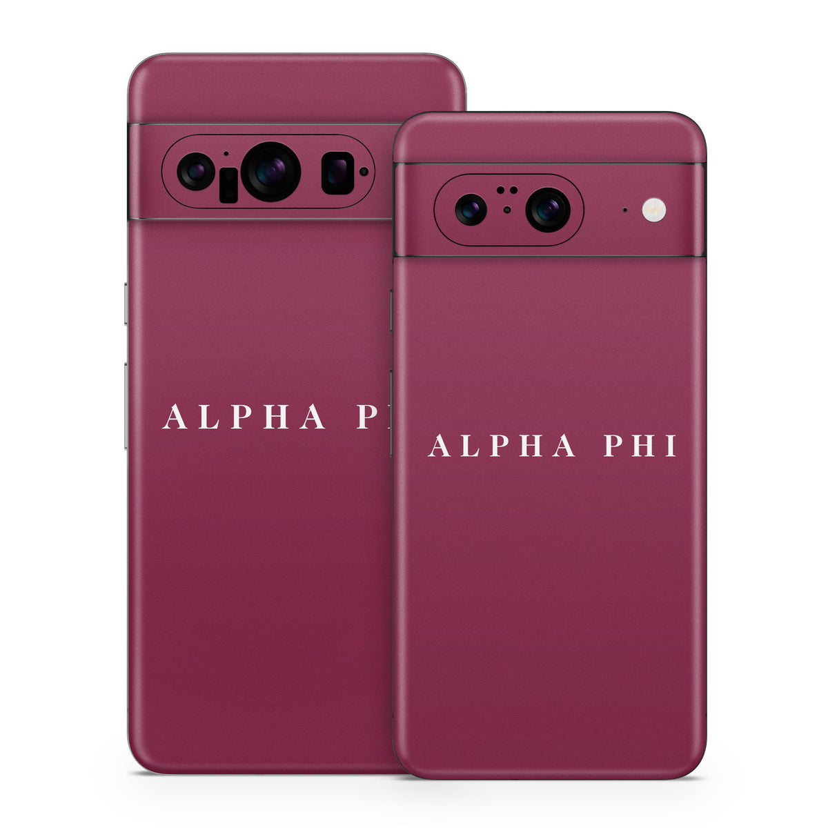 Alpha Phi Wordmark Bordeaux - Google Pixel 8 Skin