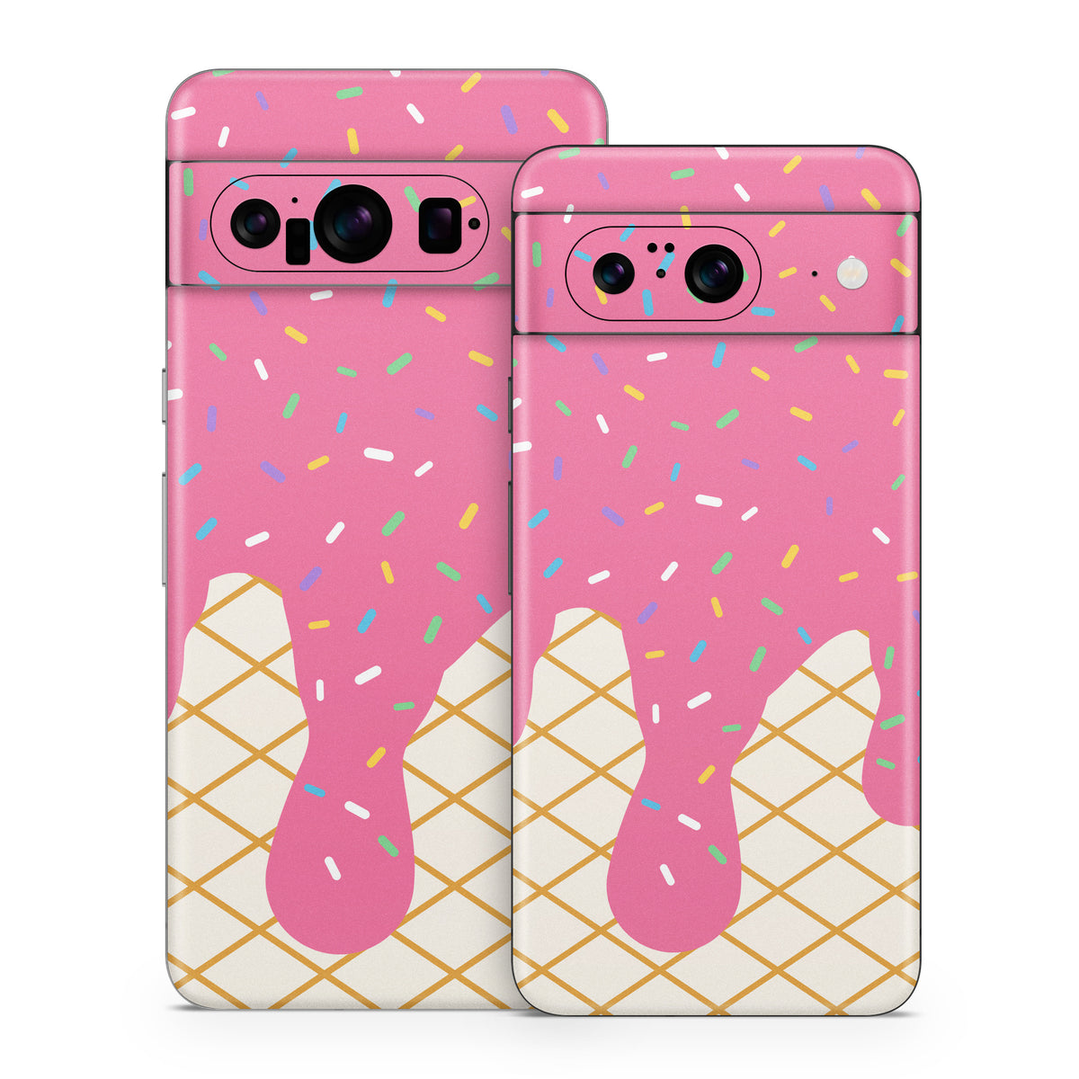 Strawberry Ice Cream Drip - Google Pixel 8 Skin