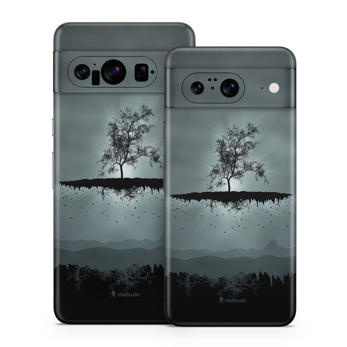 Flying Tree Black - Google Pixel 8 Skin