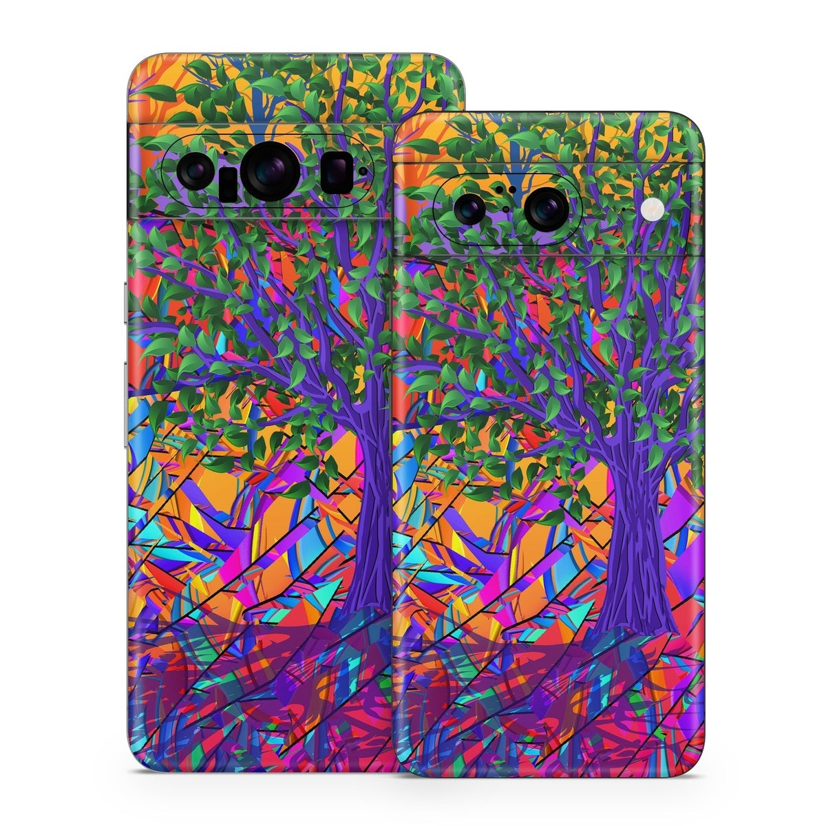 Stained Glass Tree - Google Pixel 8 Skin