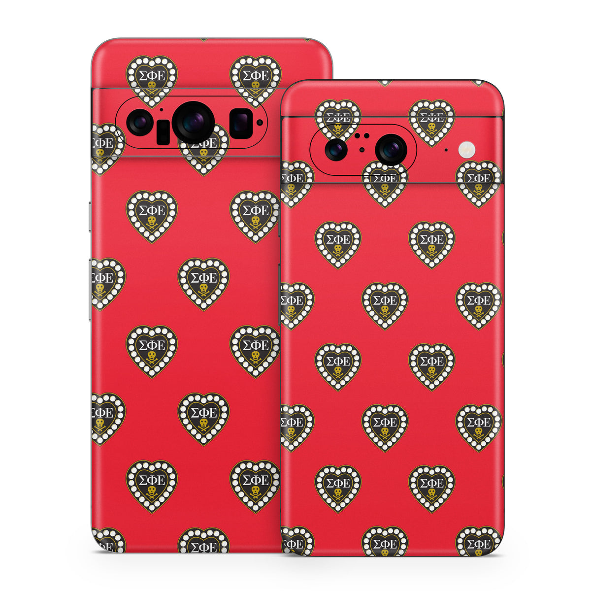 Sigma Phi Epsilon Badge Pattern Red - Google Pixel 8 Skin