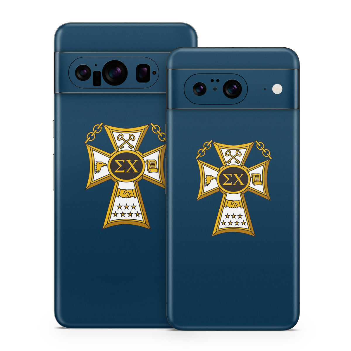 Sigma Chi Badge Navy - Google Pixel 8 Skin