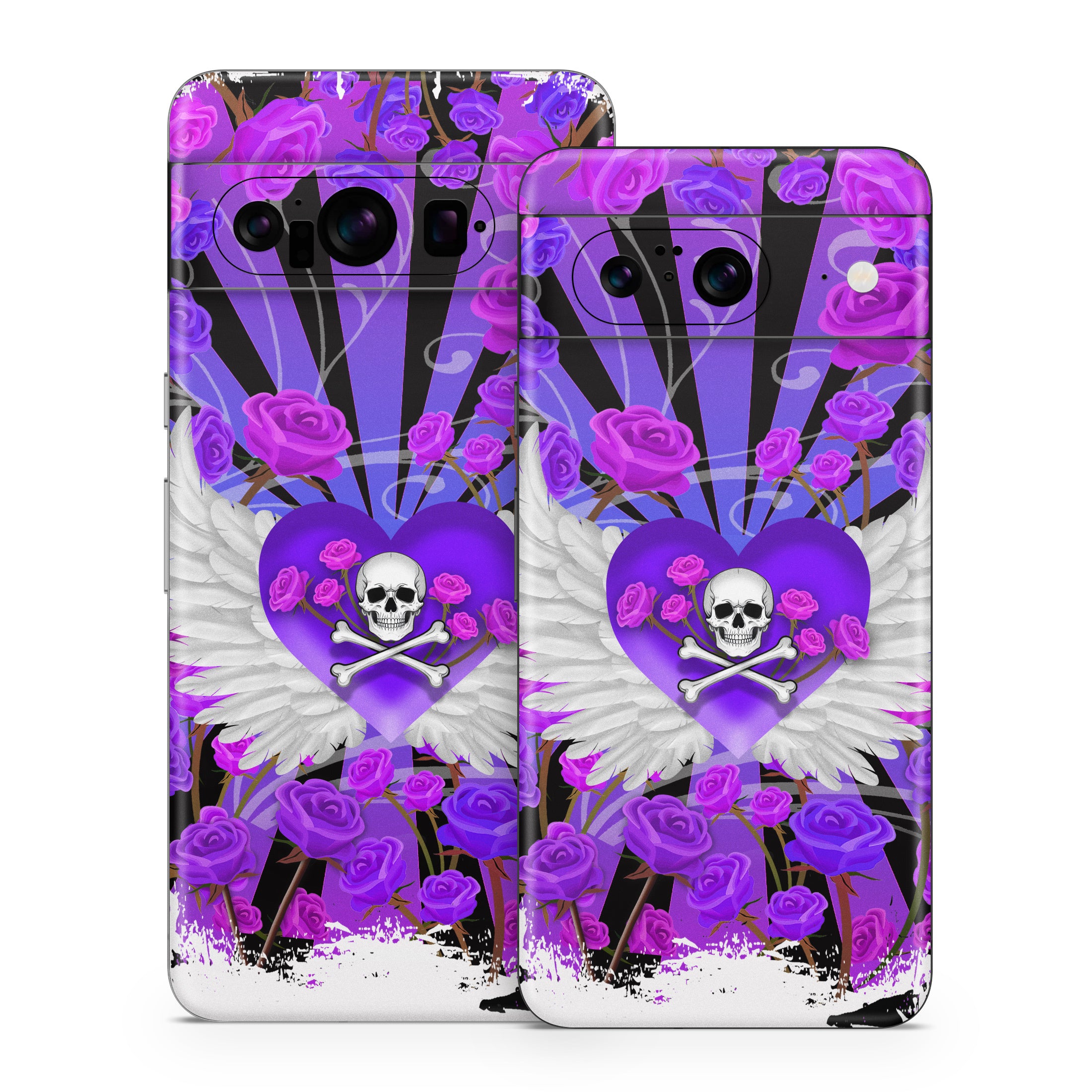 Skull and Roses - Google Pixel 8 Skin