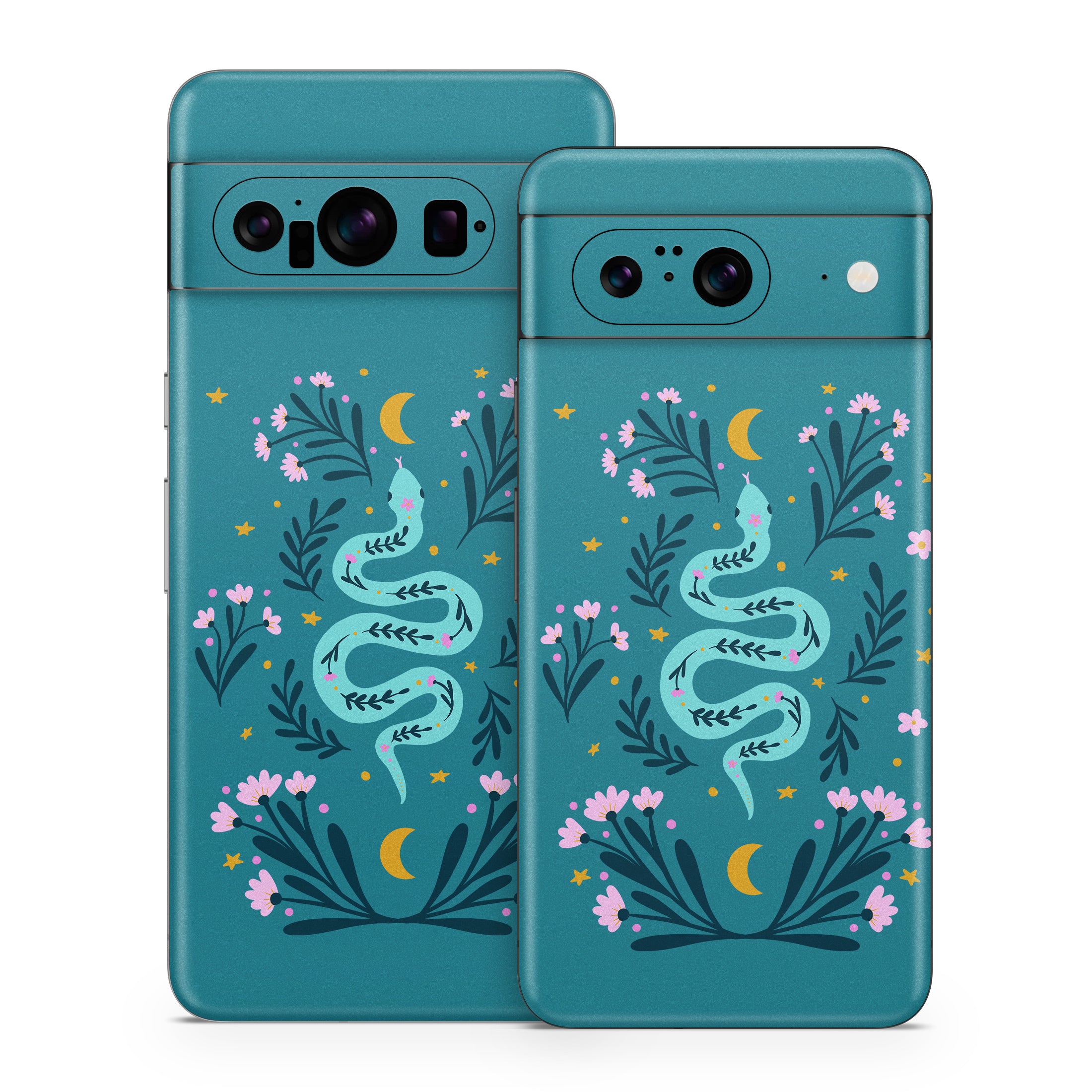 Snake and Flowers - Google Pixel 8 Skin
