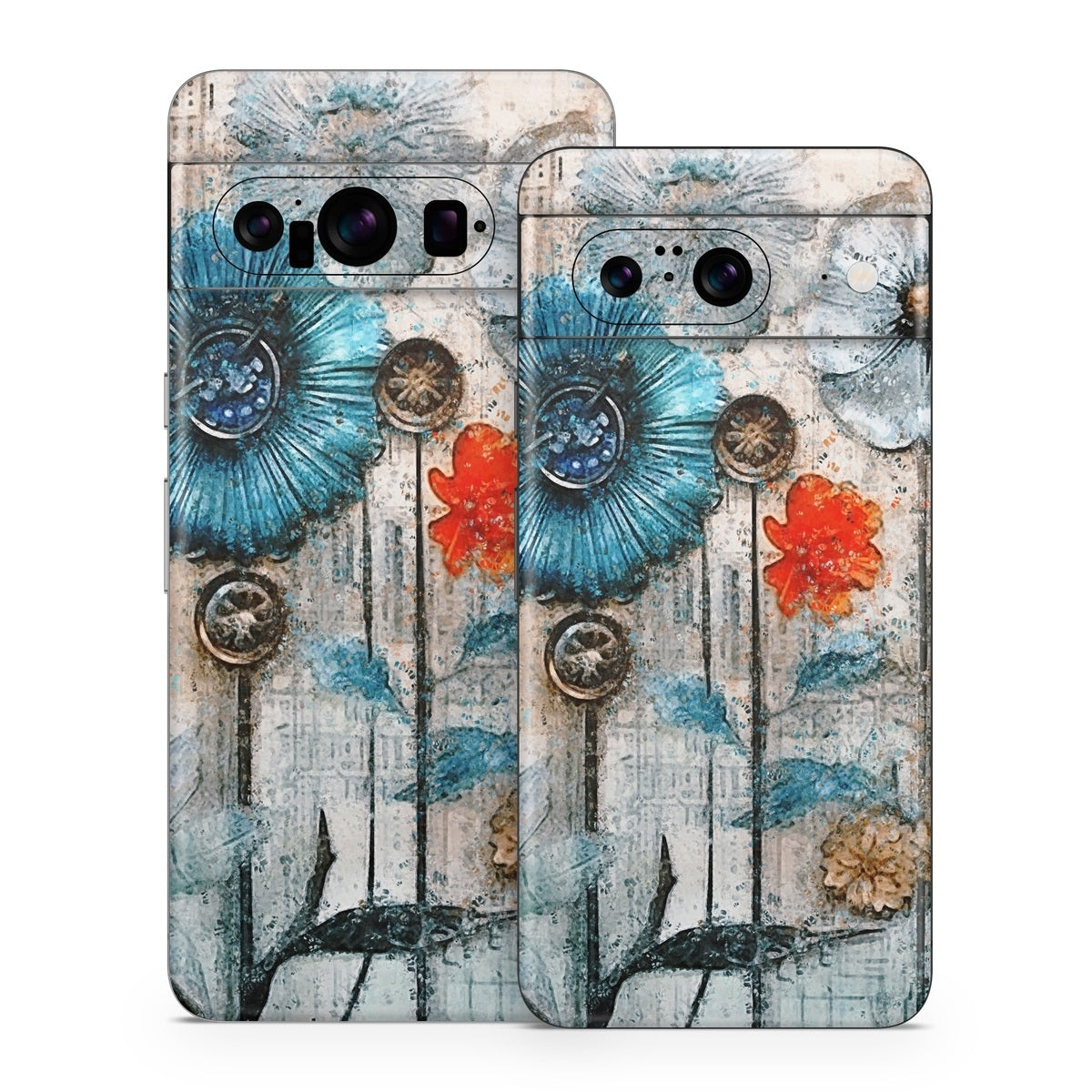 Steampunk Flowers - Google Pixel 8 Skin