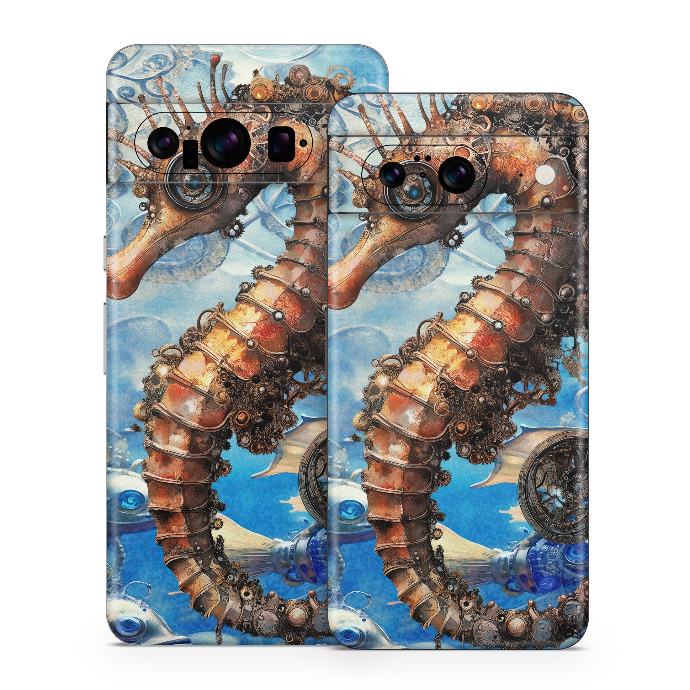 Steampunk Seahorse - Google Pixel 8 Skin